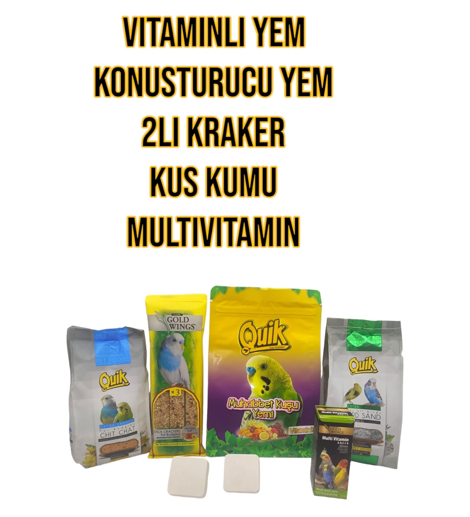 ozzipetshop Budgie Talking Food Set All Needs in One Package