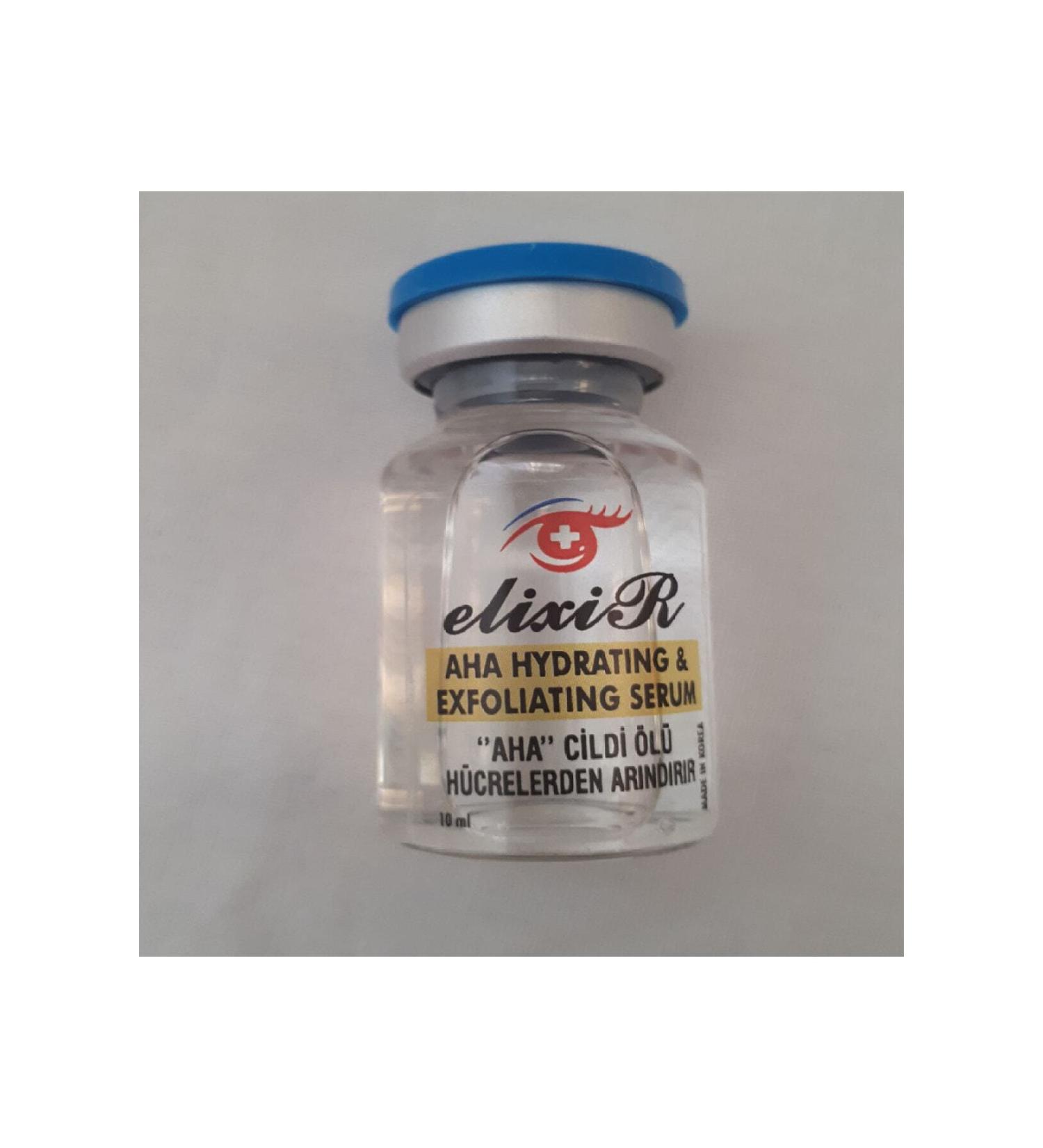 Elixir Aha Hydrating & Exfoliating Serum Aha Cleanses the Skin from Dead Cells Quantity 10 ml