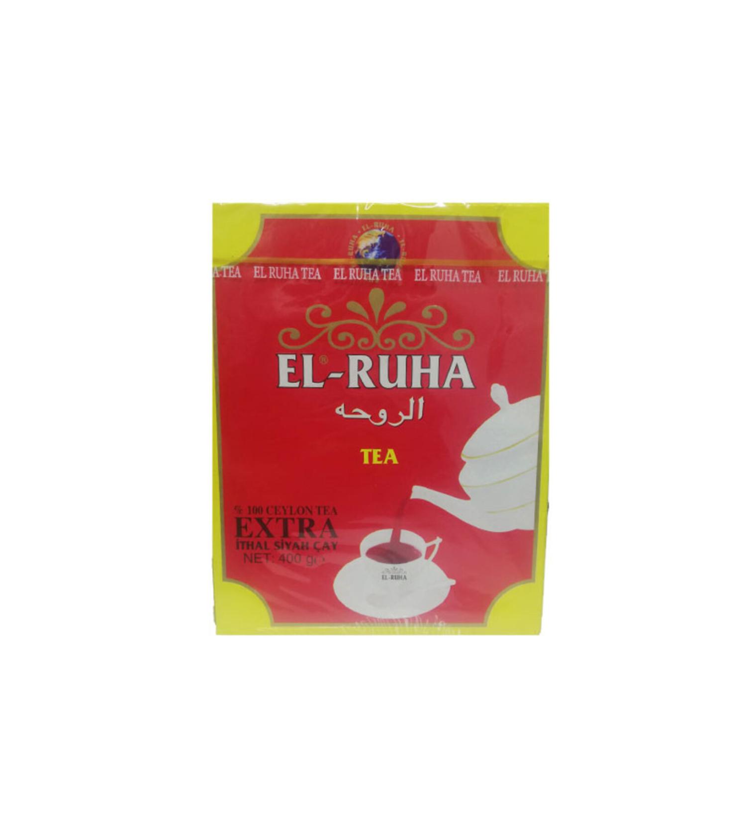 HALLOUMO LU El Ruha IMPORTED BLACK TEA 400 Gr