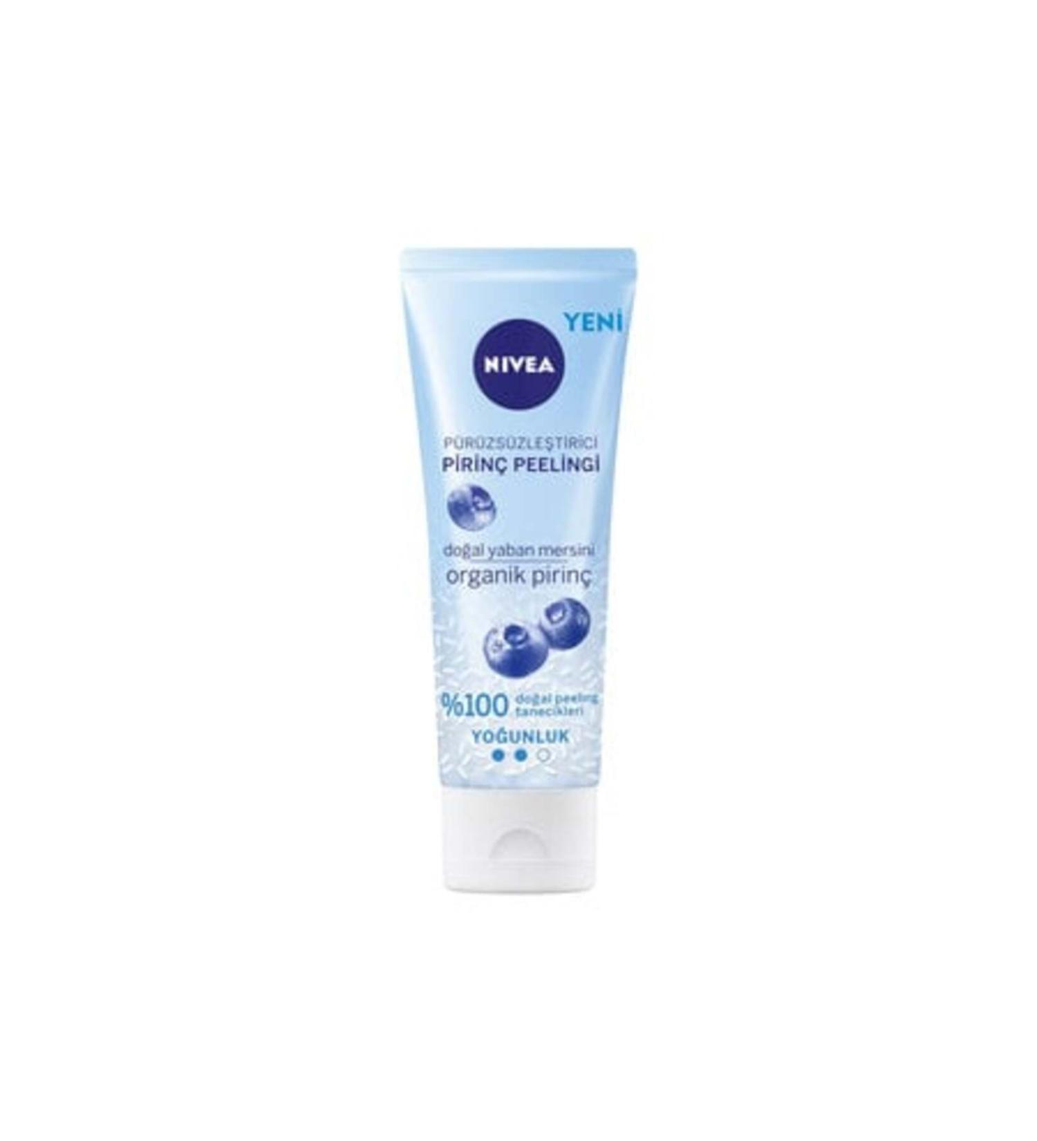NIVEA Smoothing Organic Rice Peeling 75ml Normal Skin (1 PIECE)