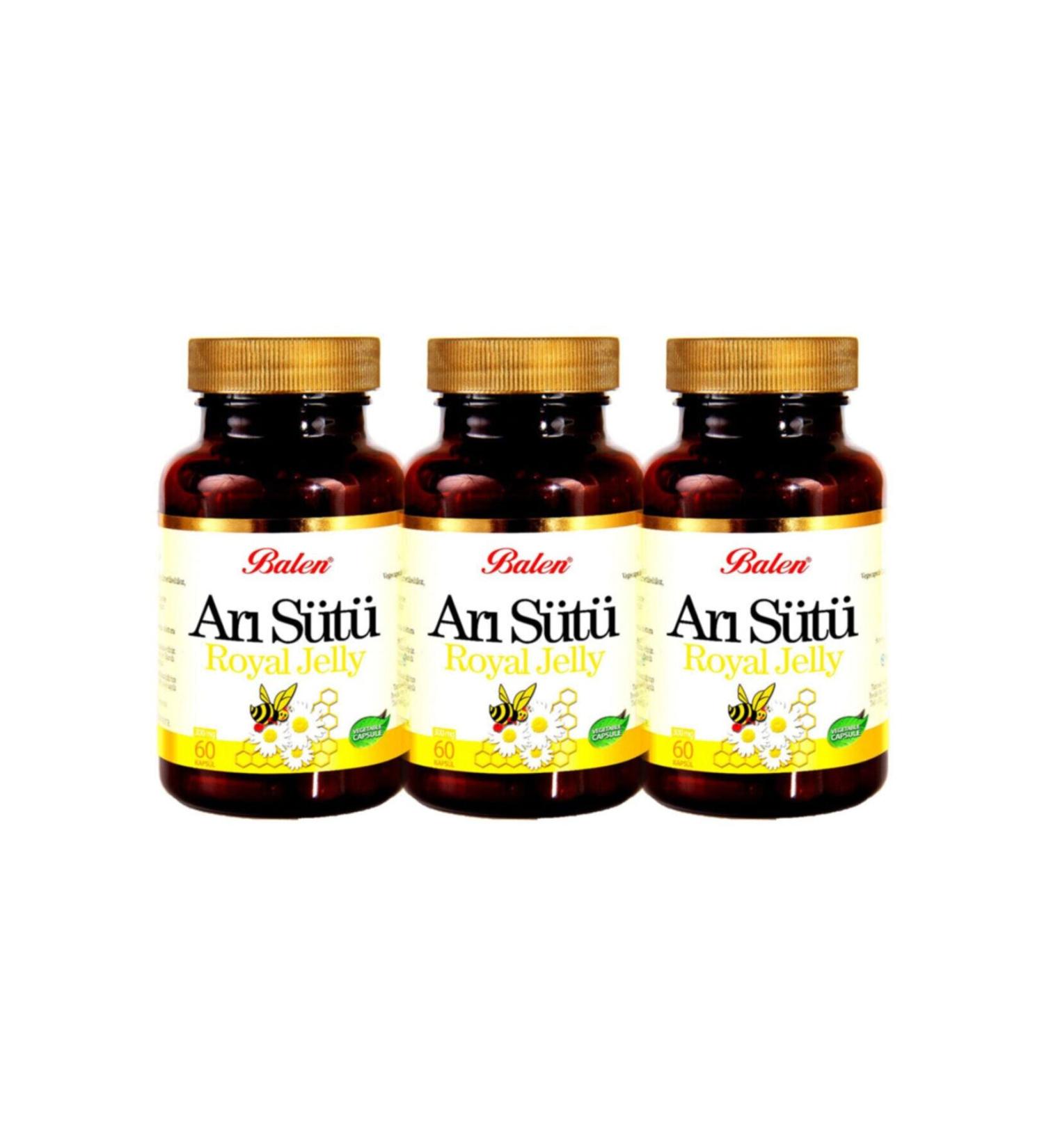 Balen Royal Jelly 60 Capsules X 3 Pieces