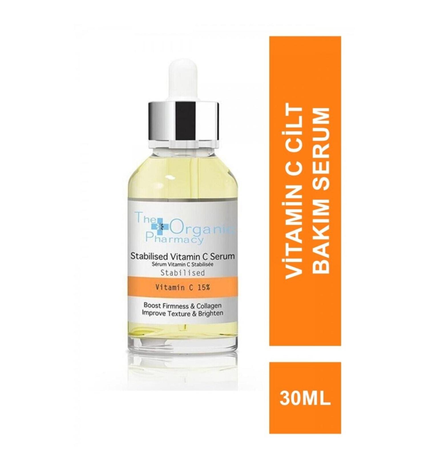 The Organic Pharmacy Stabilized Vitamin C Serum - Anti-Aging Organic Skin Care Serum 30 Ml DKProduct1030