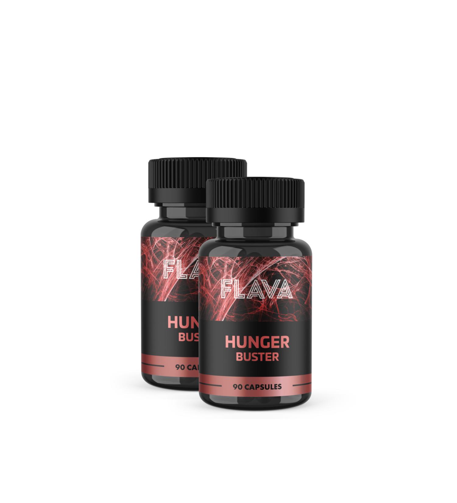 FLAVA Hunger Buster - 90 Capsules X 2 Pieces