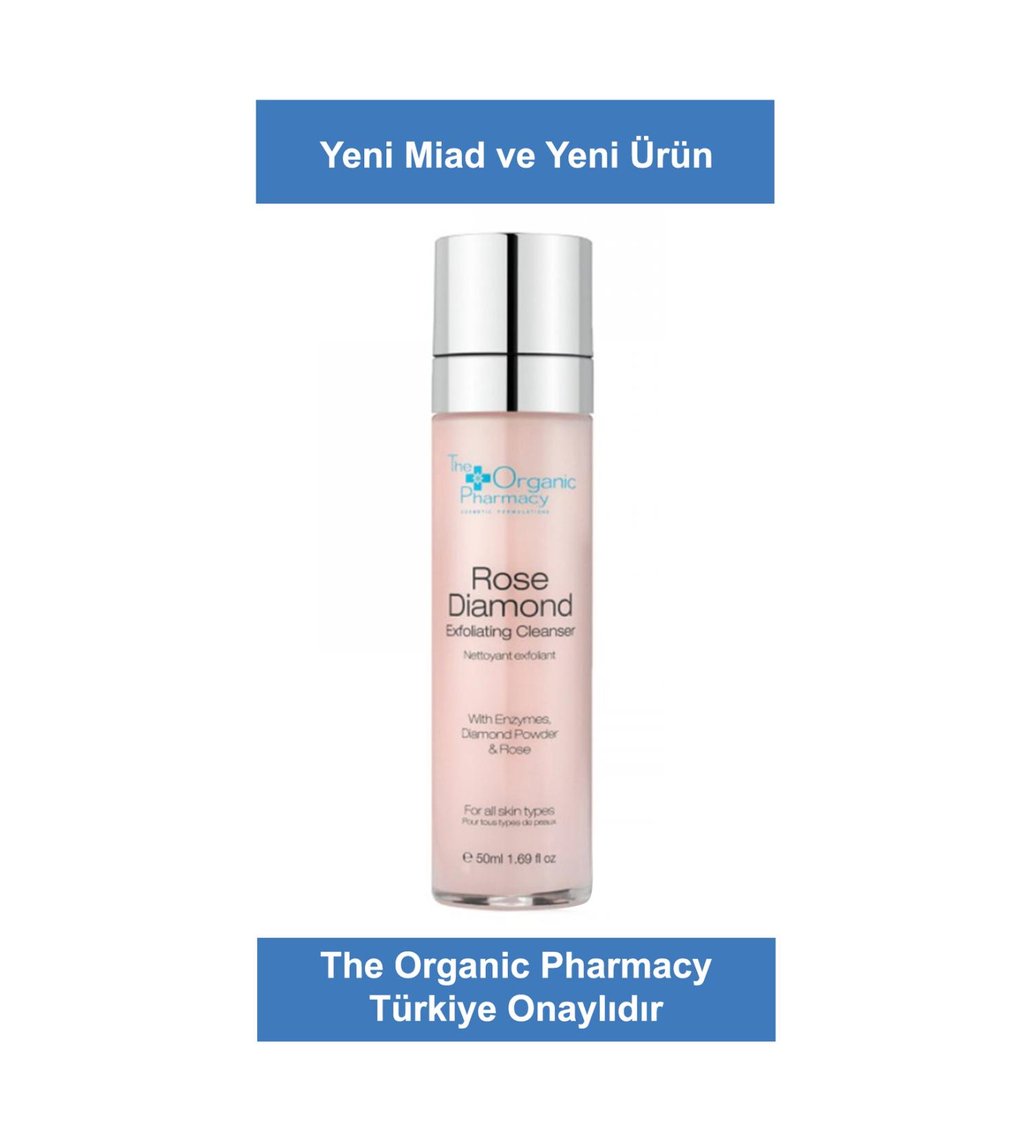 The Organic Pharmacy Rose Diamond Exfoliating Cleanser 50 ml (New Product Long Term)