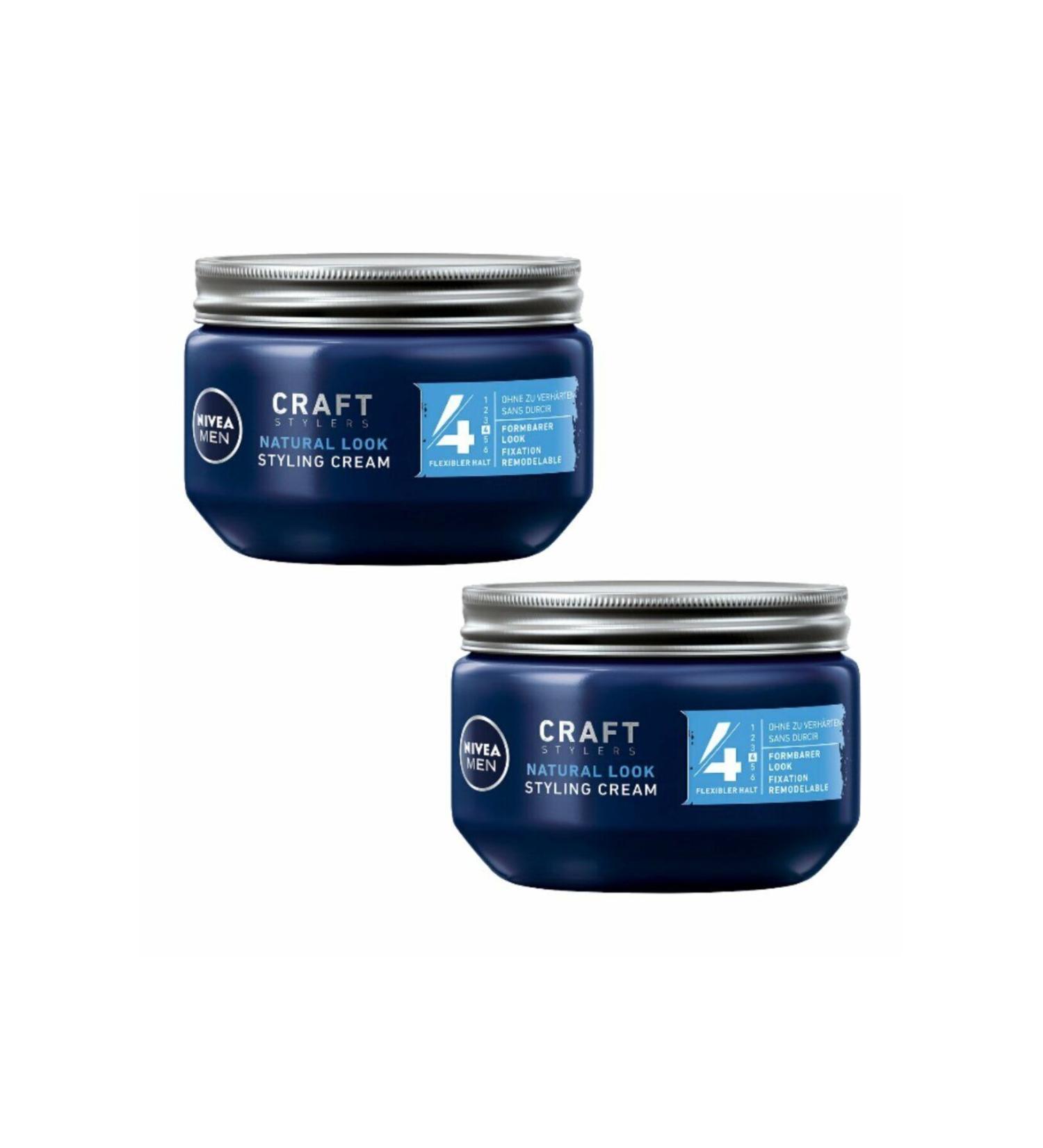 NIVEA Men Hair Styling Cream 150 ml 2-pack