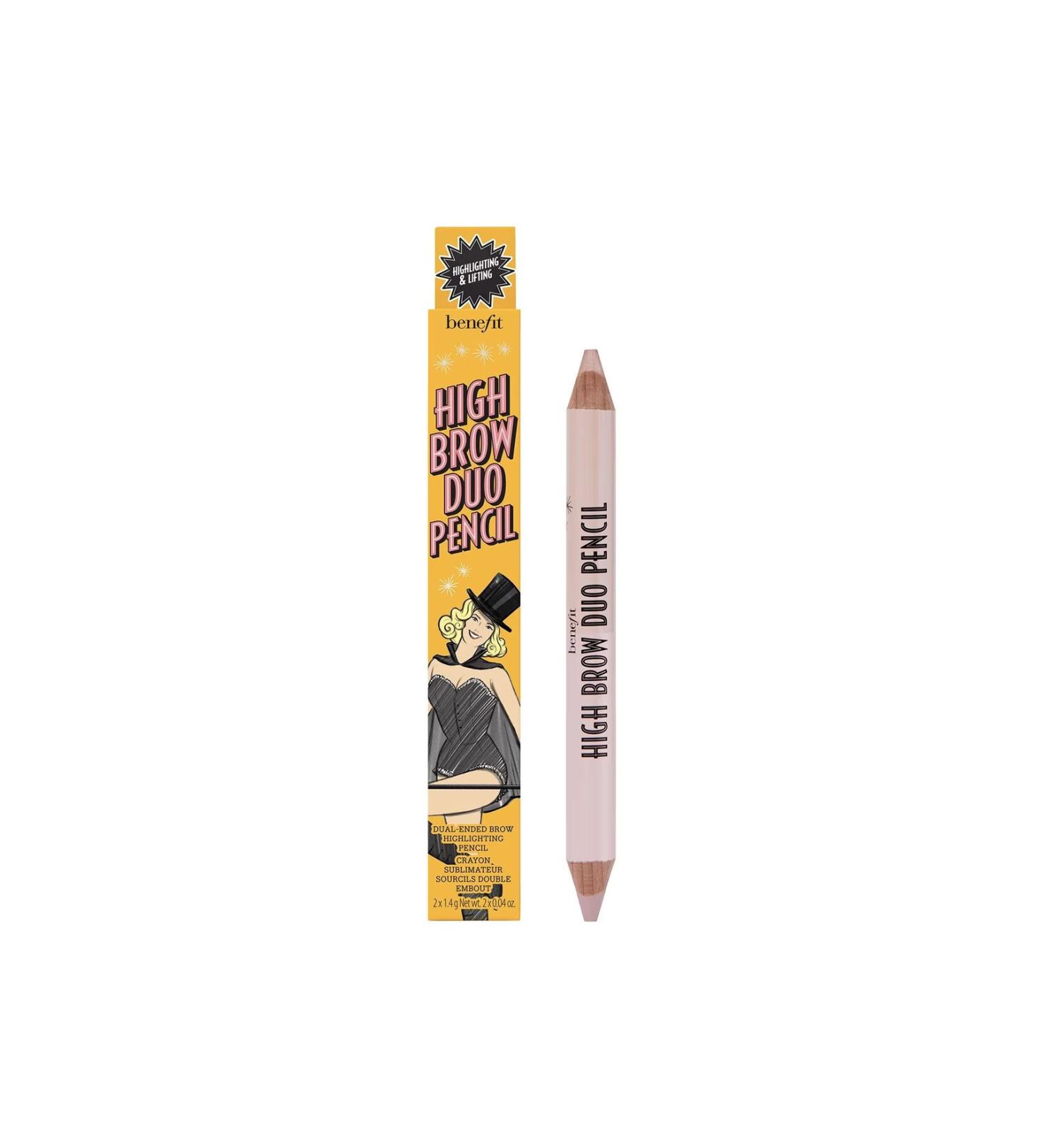 benefit cosmetics High Brow Duo Pencil - Creamy Matte Finish Shimmering Double-sided eyebrow pencil