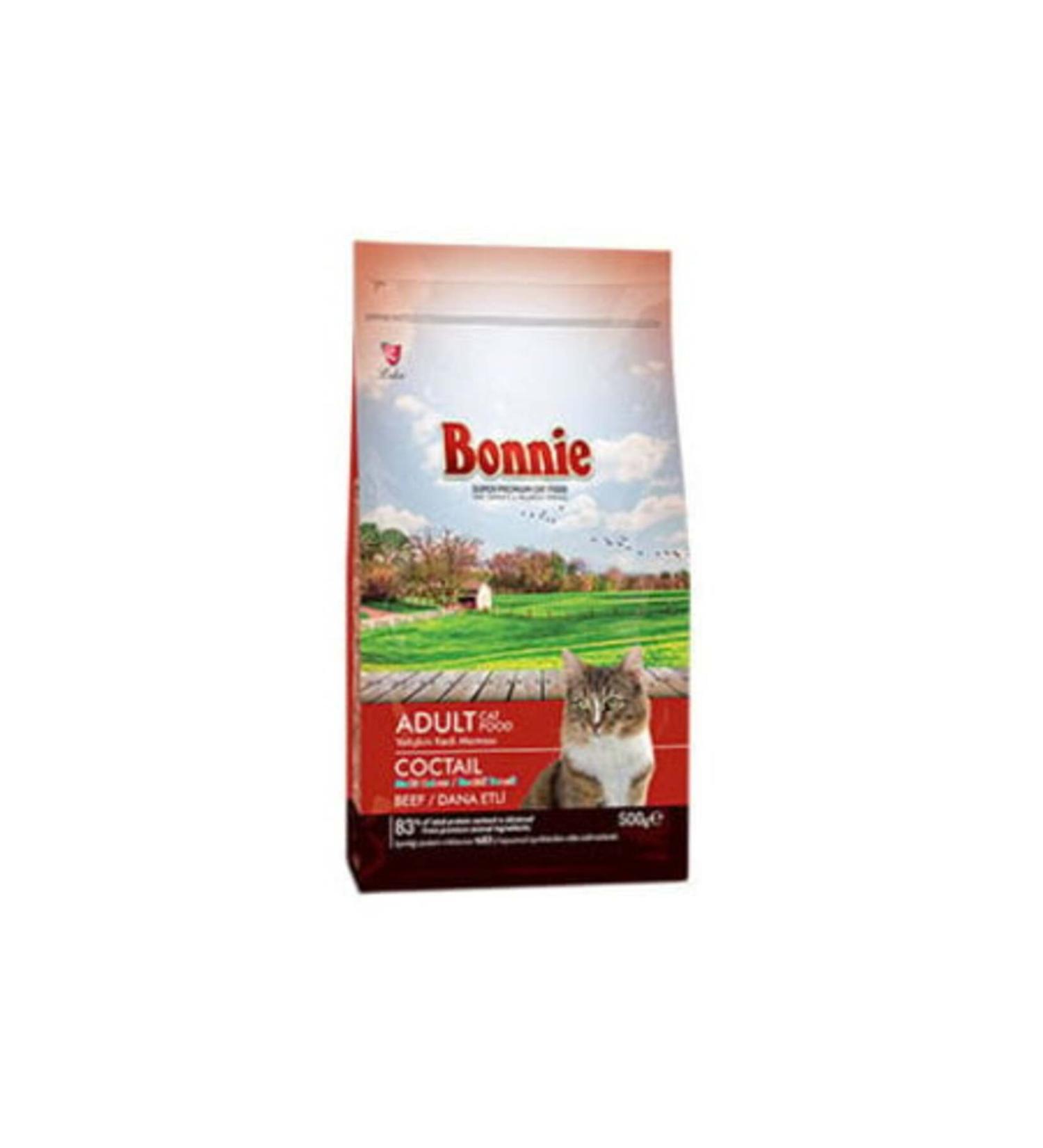 Bonnie Cocktail Adult Dry Cat Food 500 G (1 PIECE)
