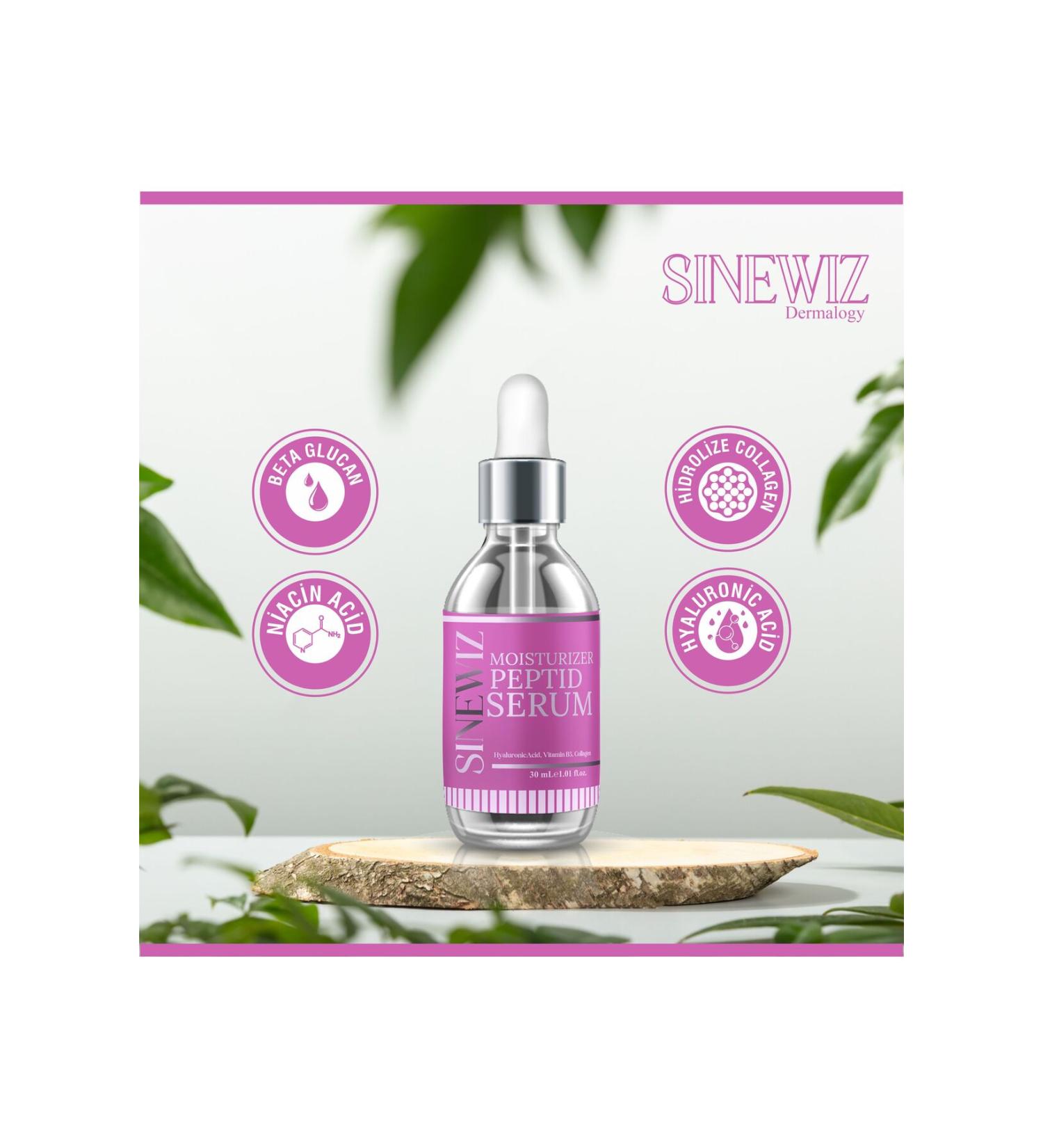 SINEWIZ MOISTURIZER PEPTID SERUM