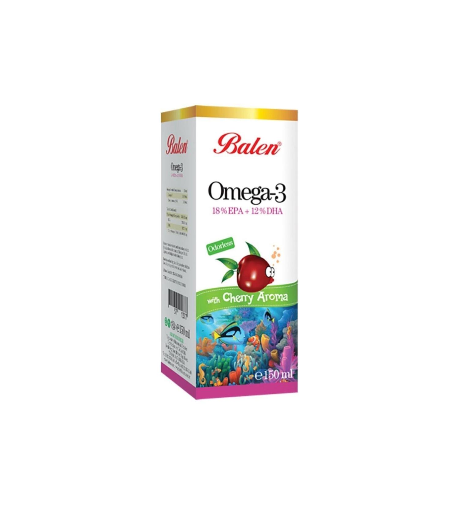 Balen Omega-3 Cherry Flavored 150 Ml
