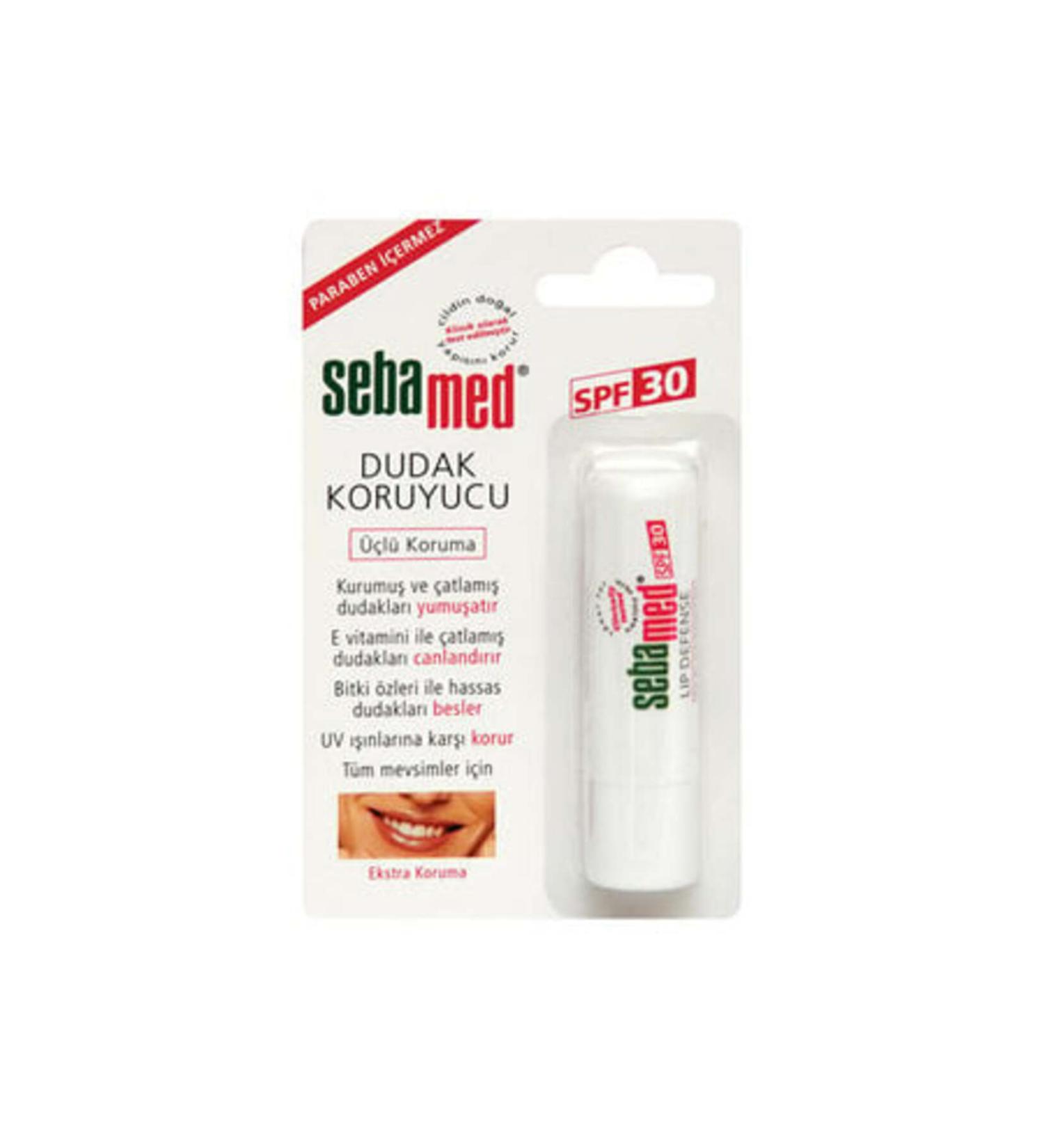 Sebamed ( CLAY MASK GIFT ) Sebamed Lip Protection Stick 30 Spf ( 1 PIECE )