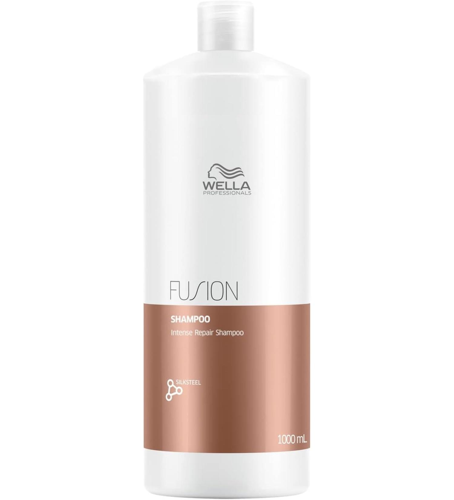 Wella Fusion Nourishing Repair Shampoo for Chemically Treated Hair 1000ml - Buy Online on GoSupps.com
