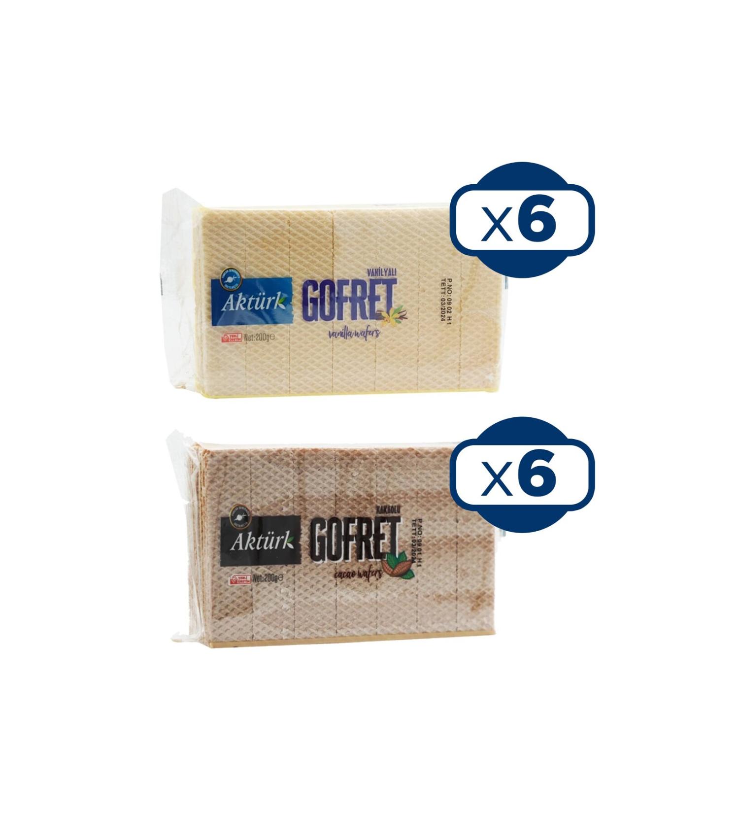 Akt rk Wafer Cocoa and Plain 200 gr 12 Mixed