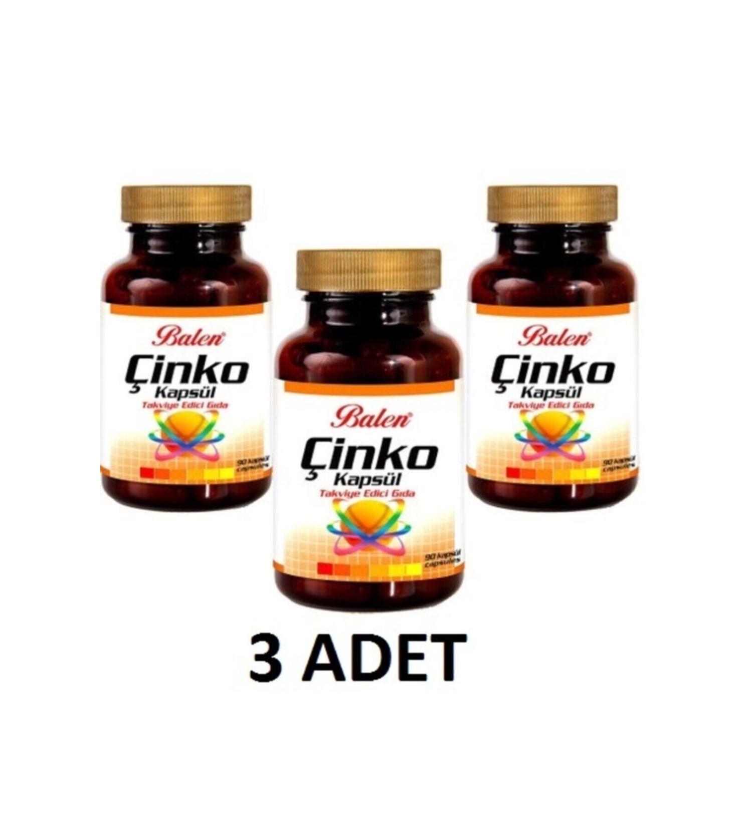 Balen Zinc 90 Capsules 3 Pieces