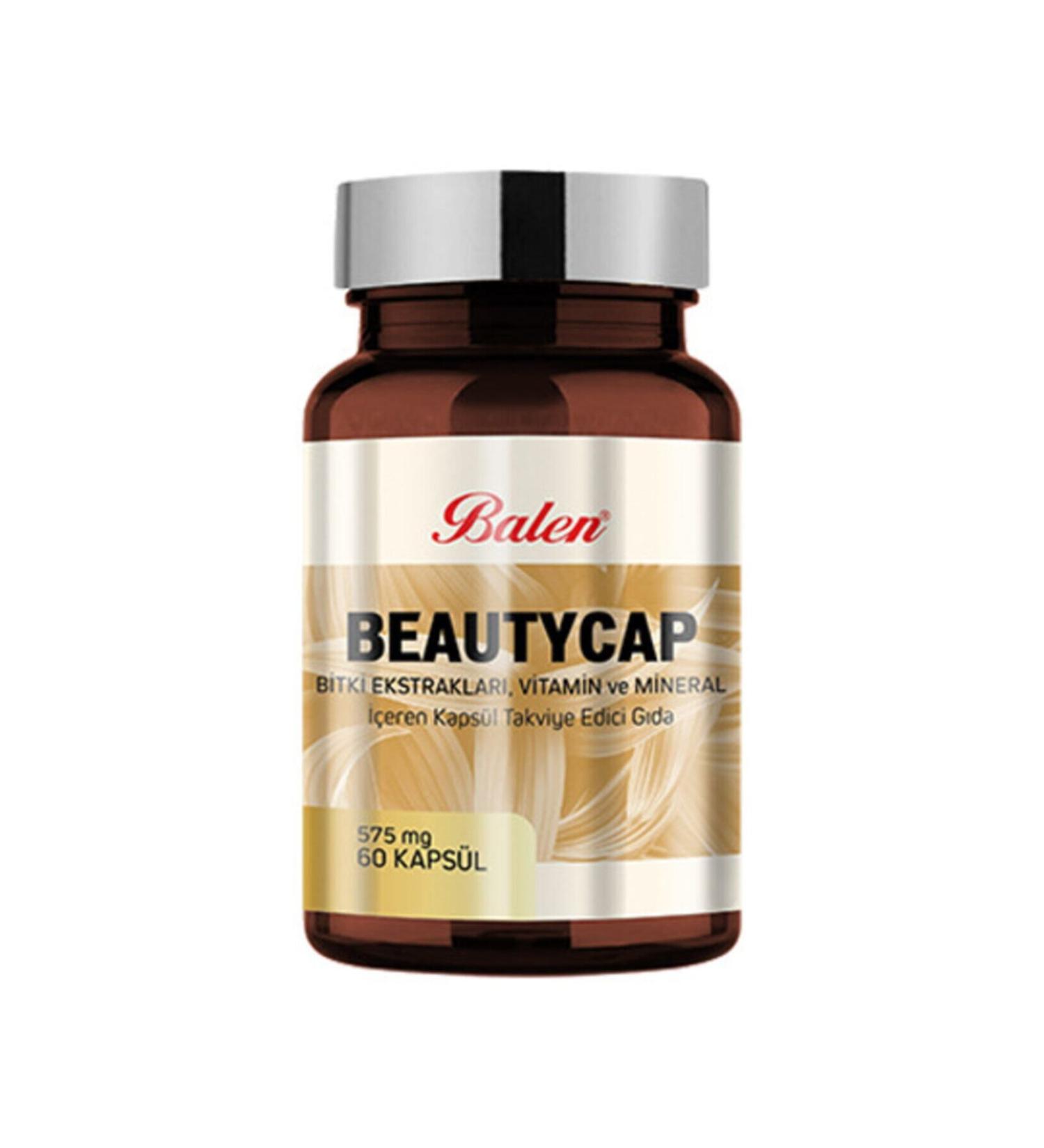 Balen Beautycap Plant Extracts Vitamin Mineral Containing 60 Capsules X 575 Mg