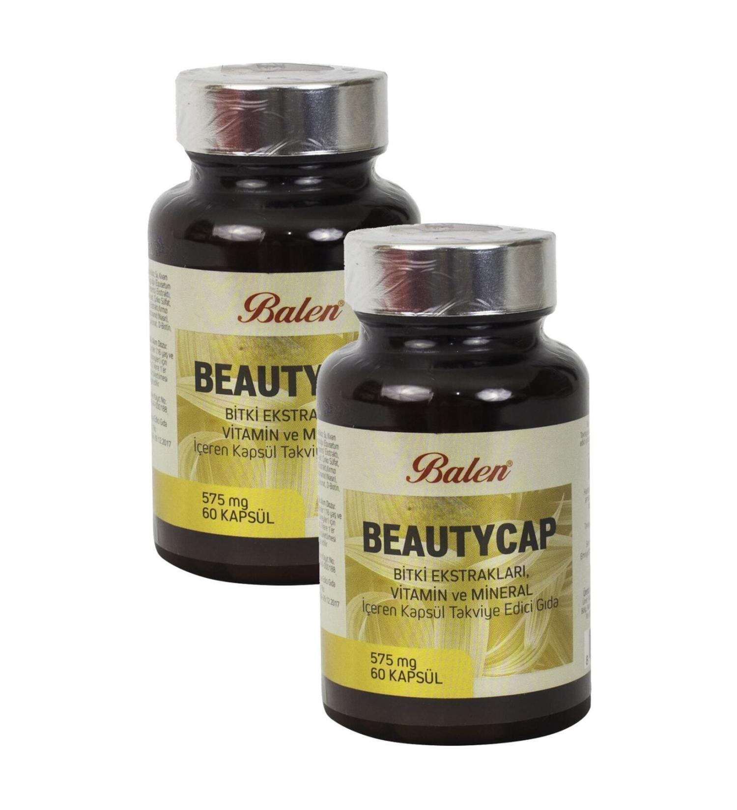 Balen Beautycap Food Supplement 575 Mg 60 Capsules - 2 Pieces