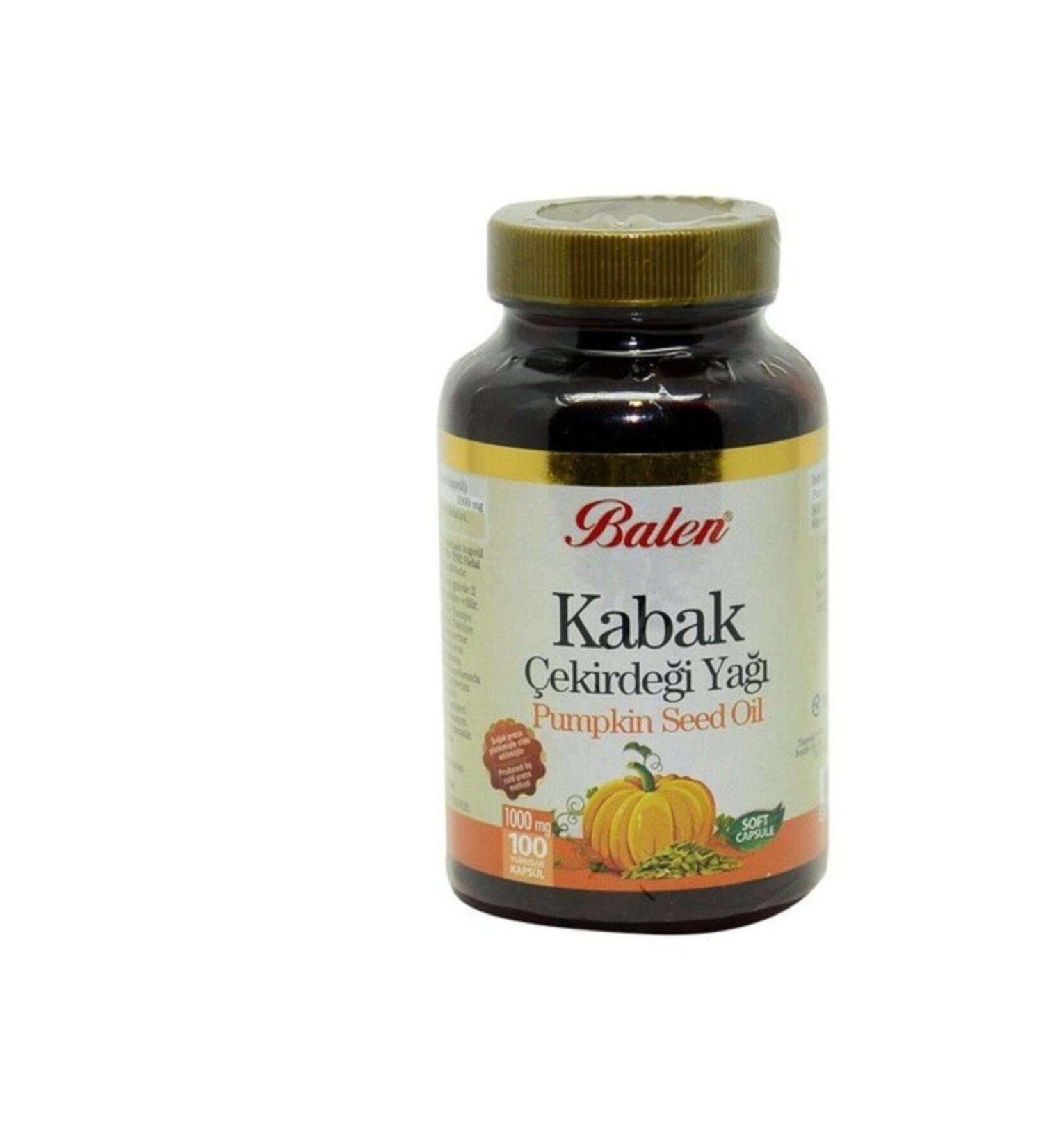 Balen Pumpkin Seed Oil Capsule 100 Capsules Pumpkin Seed Oil Capsule 100 Capsules