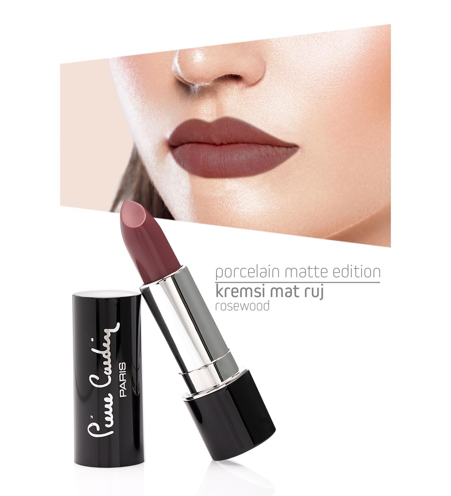 Pierre Cardin Porcelain Matte Edition Lipstick - Rosewood -199