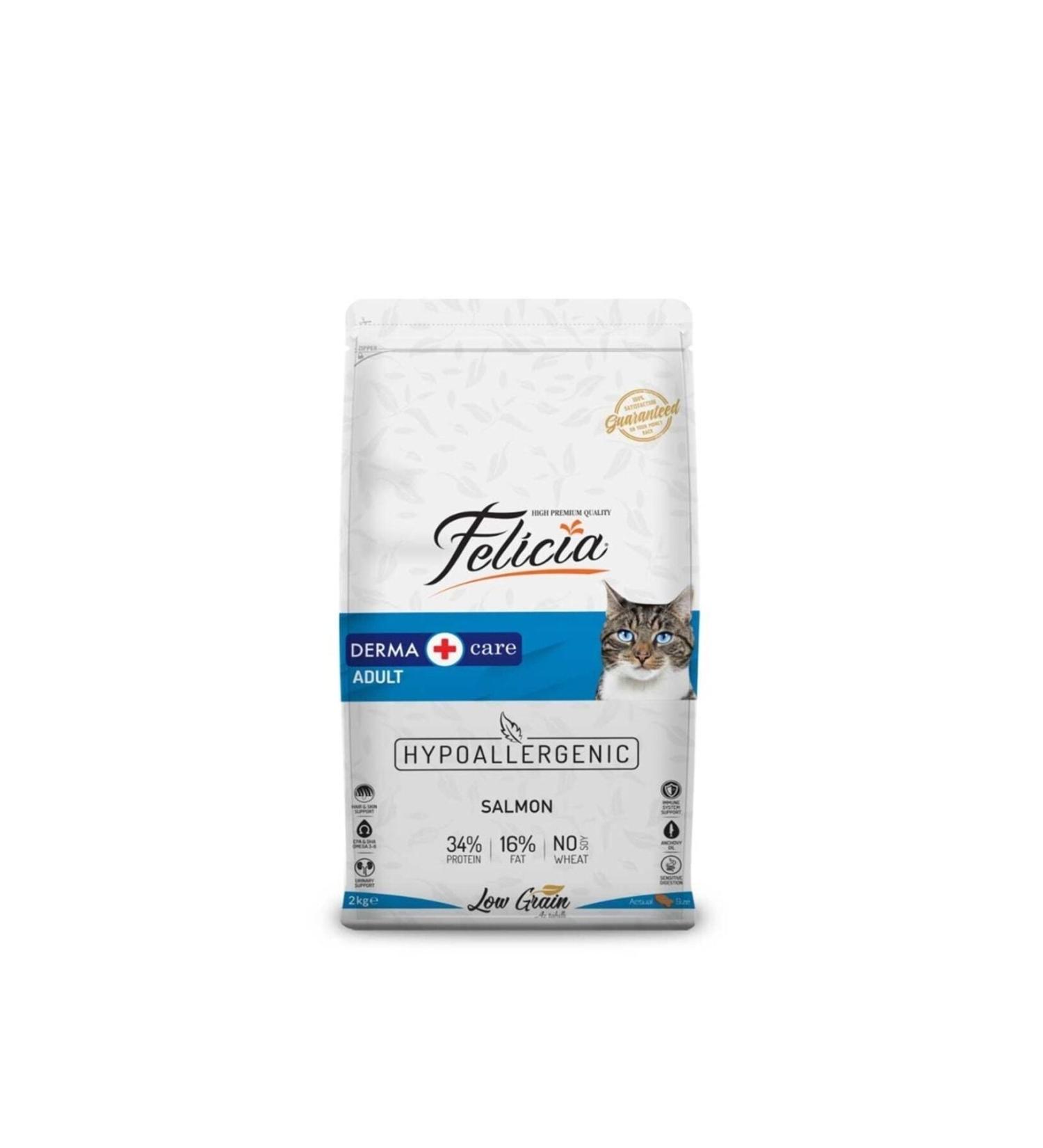 Felicia Salmon Adult Cat Food 2 Kg X 2 Pieces