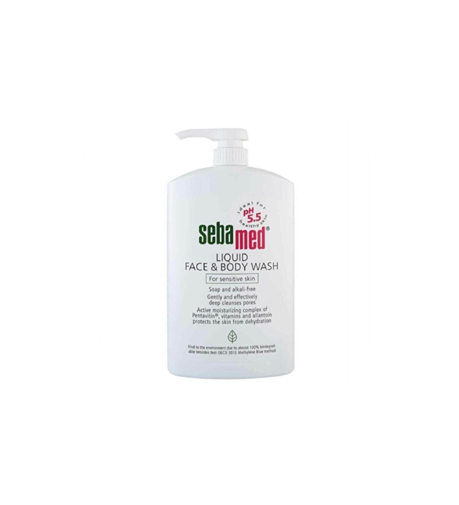 Sebamed FACE AND BODY SKIN BRIGHTENING EFFECTIVE CLEANSING GEL 1000 ML DKHAIR455