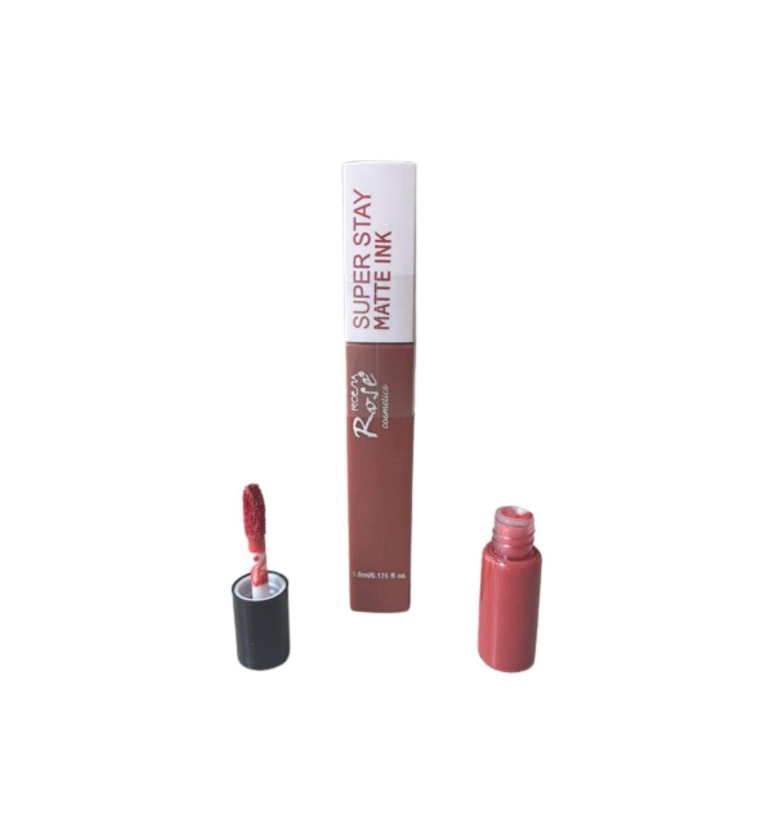 Rose Liquid Matte Lipstick Super Stay Model Permanent Lipstick