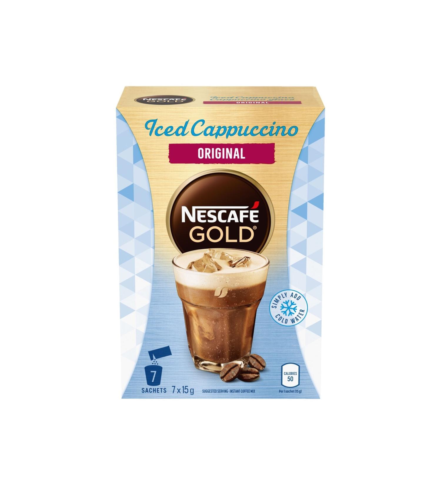 Nescafe Gold Iced Cappuccino Original 7 pack 108gr