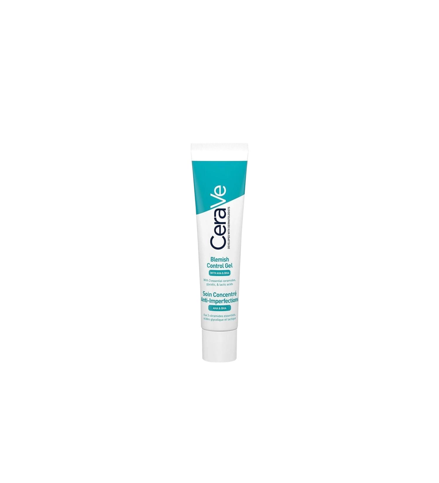 CeraVe AHA & BHA Face Care Gel for Blemish Prone Skin and Blackheads 40ml
