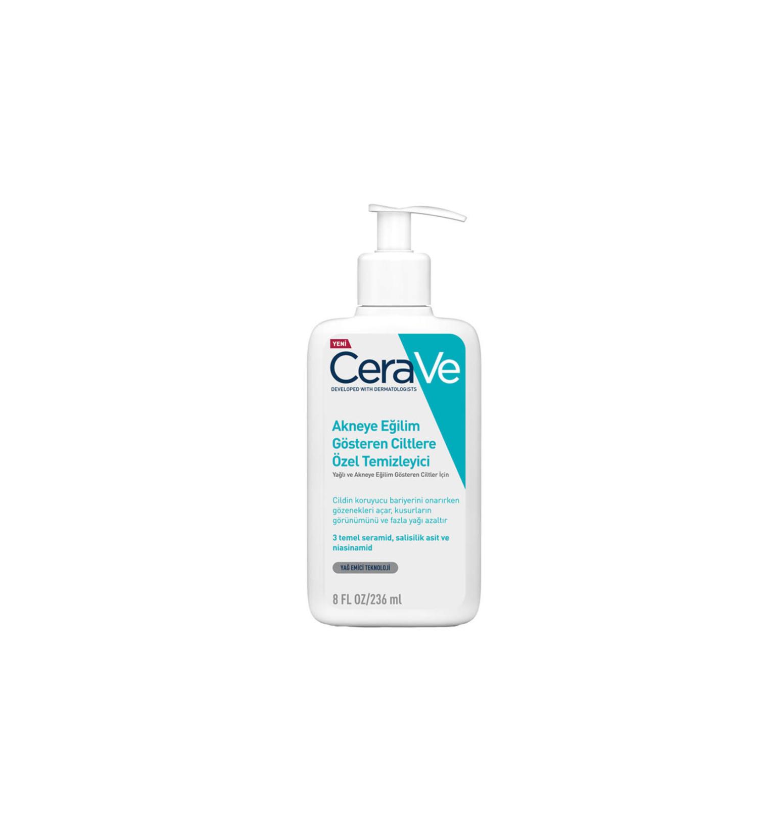 CeraVe Skin Barrier Repair Pore Opening Cleansing Gel for Acne Prone Skin 236ml