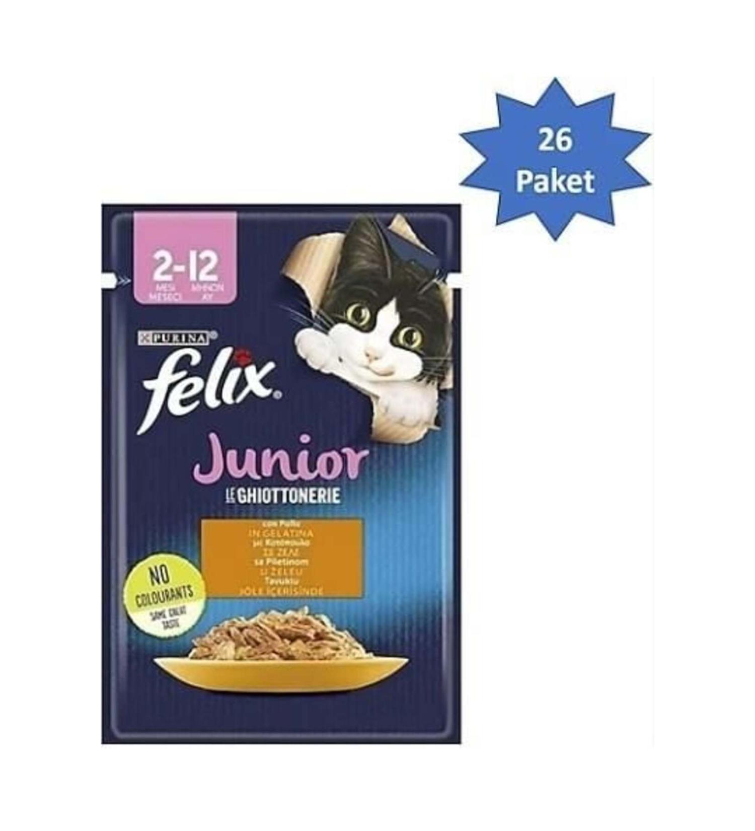 FELIX Felix Chicken Meat Kitten Cat Wet Food 85 Gr-26