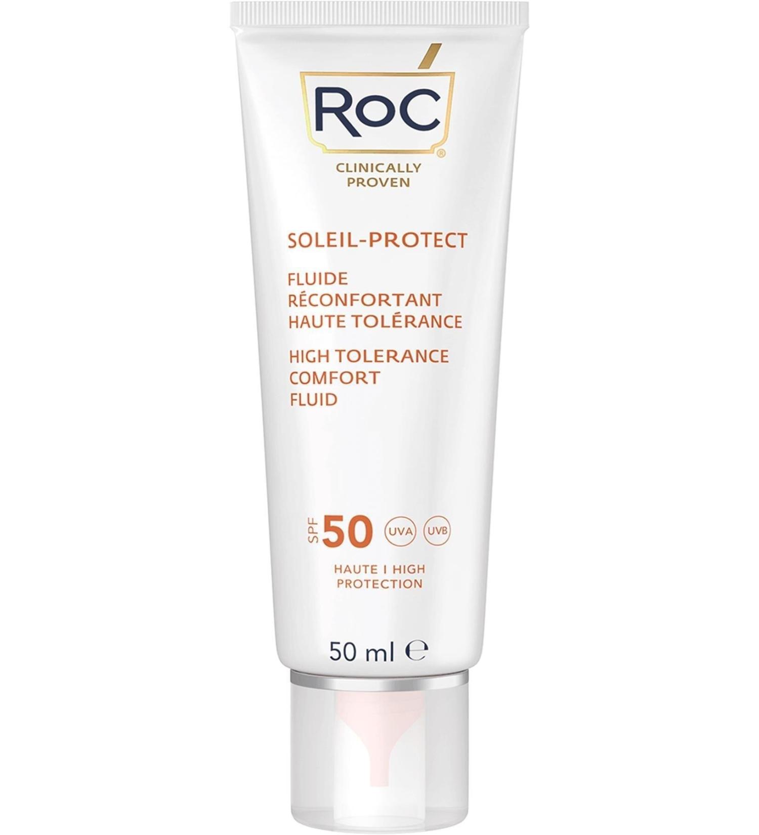 Roc Soleil Protect High Tolerance Fluid Spf 50+ 50 ml