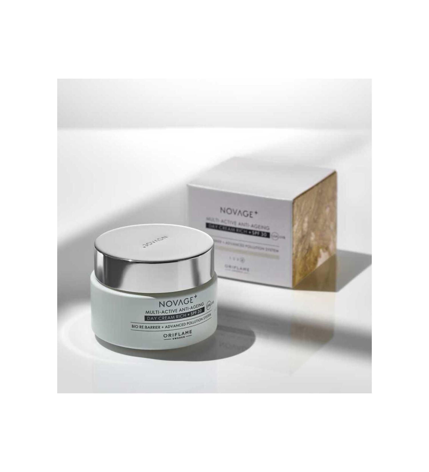 Oriflame Novage+ Multi-Active Day Cream Rich 30 SPF - Buy Online on GoSupps.com