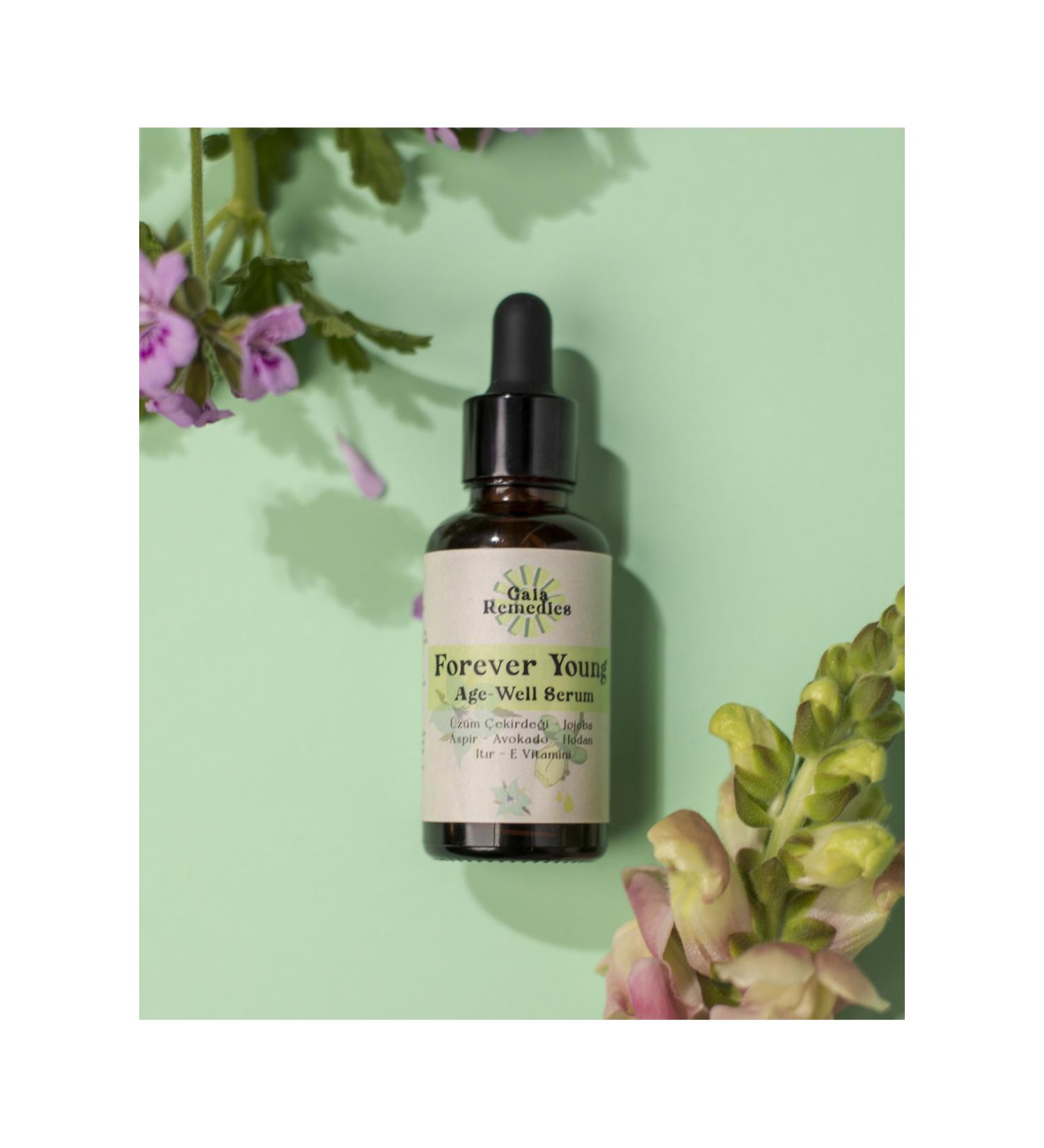 Gaia Remedies Anti-aging Forever Young Age-well Serum Natural Vegan Care - Buy Online on GoSupps.com