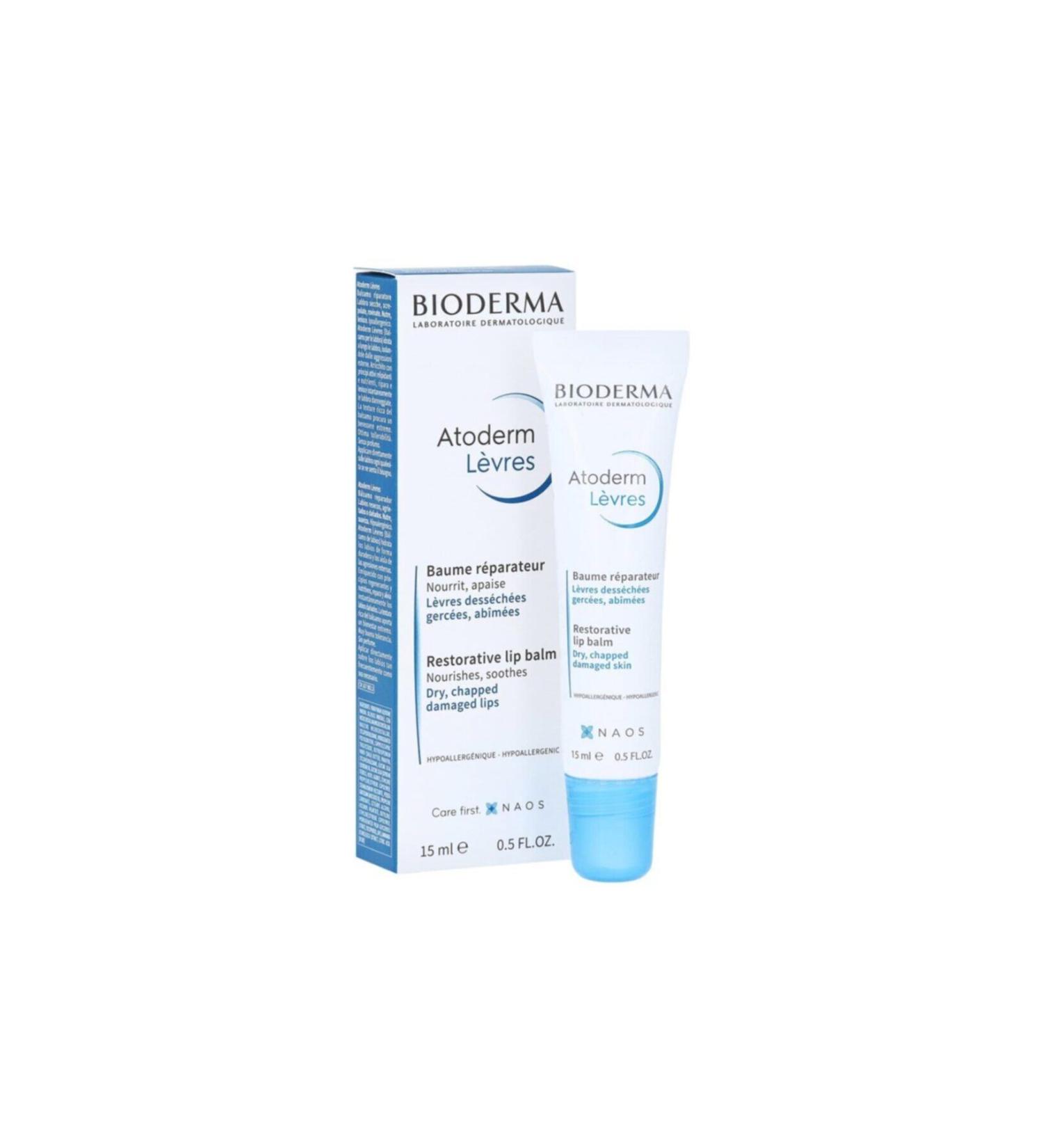 Bioderma Atoderm Levres Lip Balm - Lip Care Cream 15 ml
