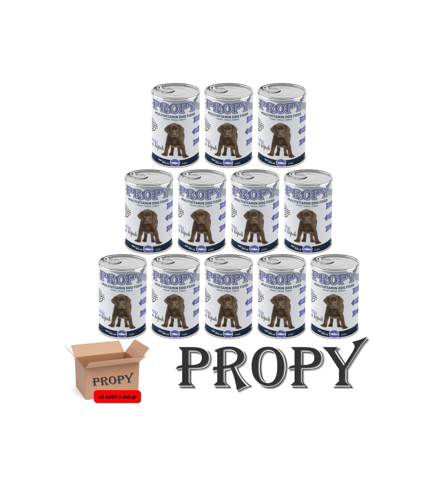 PROPY FISH PUPPIES CANNED FOOD 415 GR X 12 PIECES