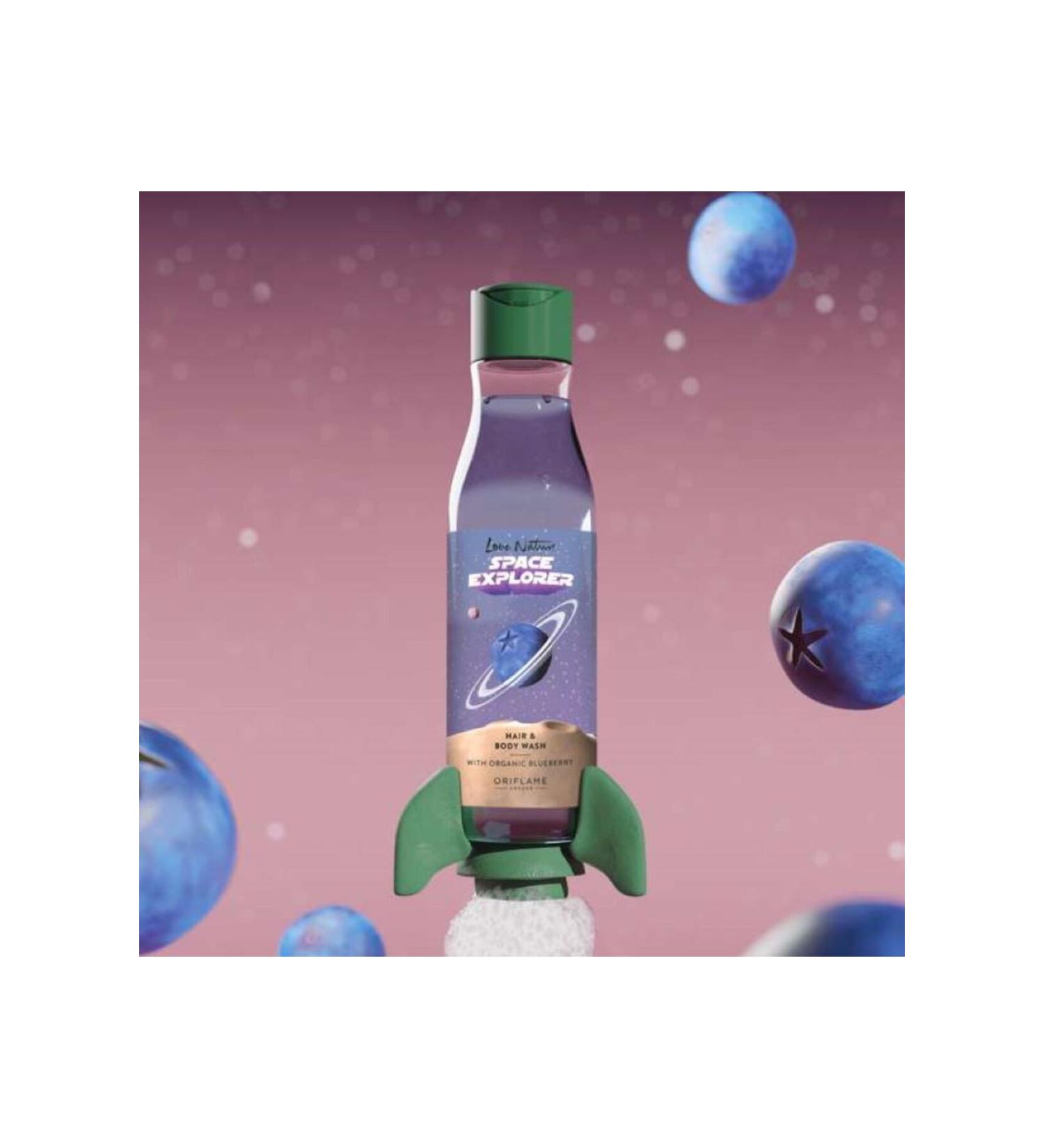 Oriflame Love Nature Space Explorer Organic Blueberry Hair and Body Shampoo