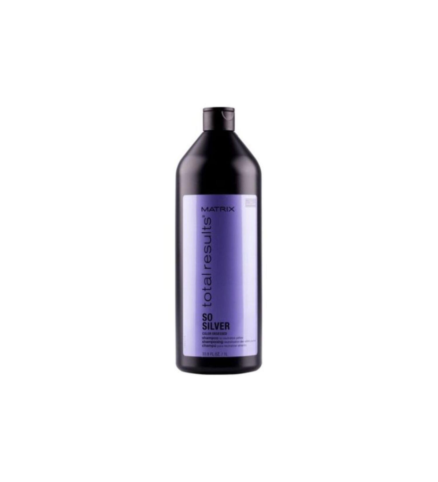 Matrix Total Result So Silver Antioxidant Shampoo Neutralizing Brass Tones 1L ECBeauty.X86