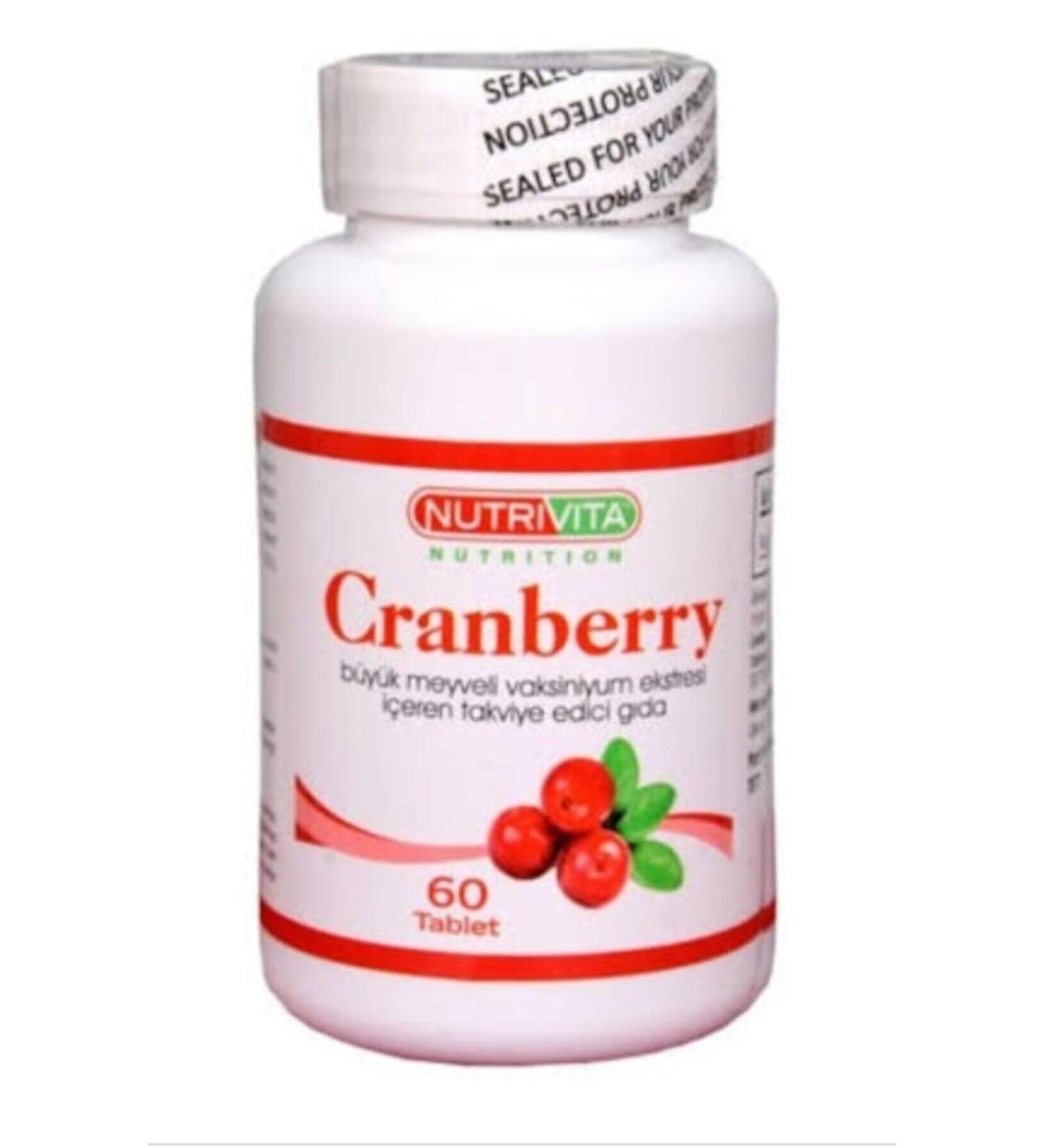 Nutrivita Nutrition Nutrivita Craberry 500mg 60 Tablets