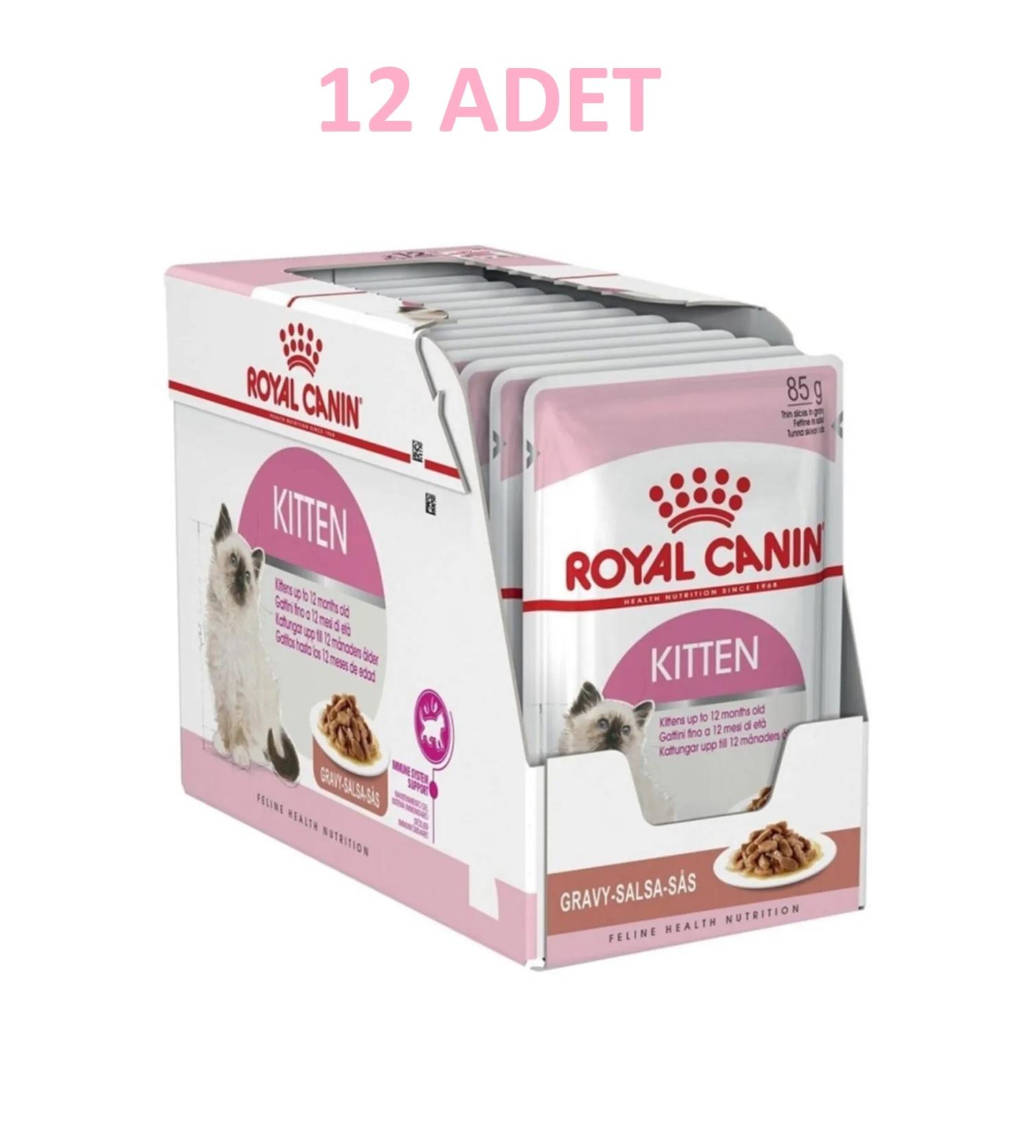 Royal Canin Kitten Gravy Pouch 85 G x 12 Pcs