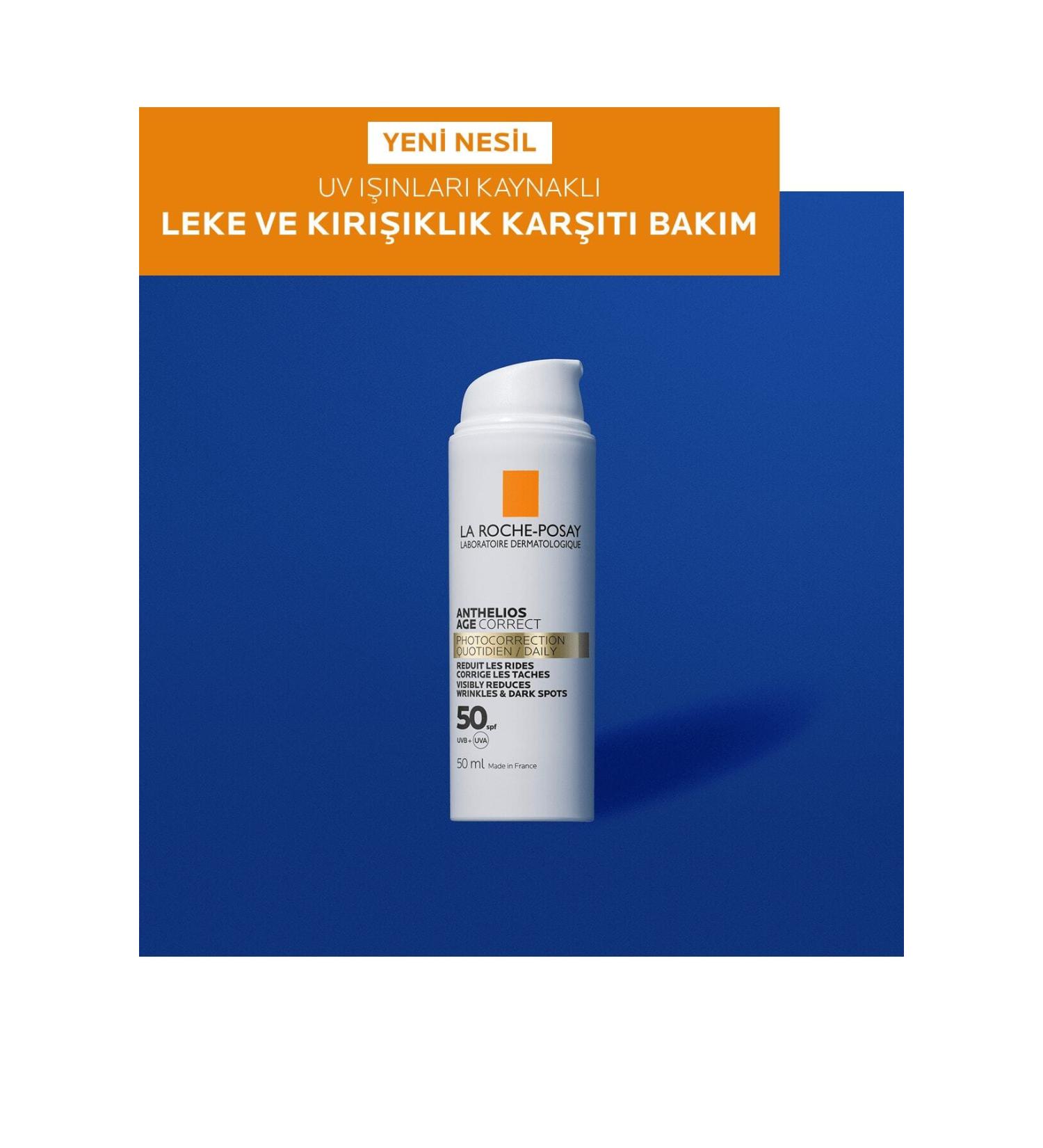 La Roche Posay Anthelios Age Correct SPF50+ Anti-Aging Facial Sunscreen 50 ml DEMBA406 - Buy Online on GoSupps.com