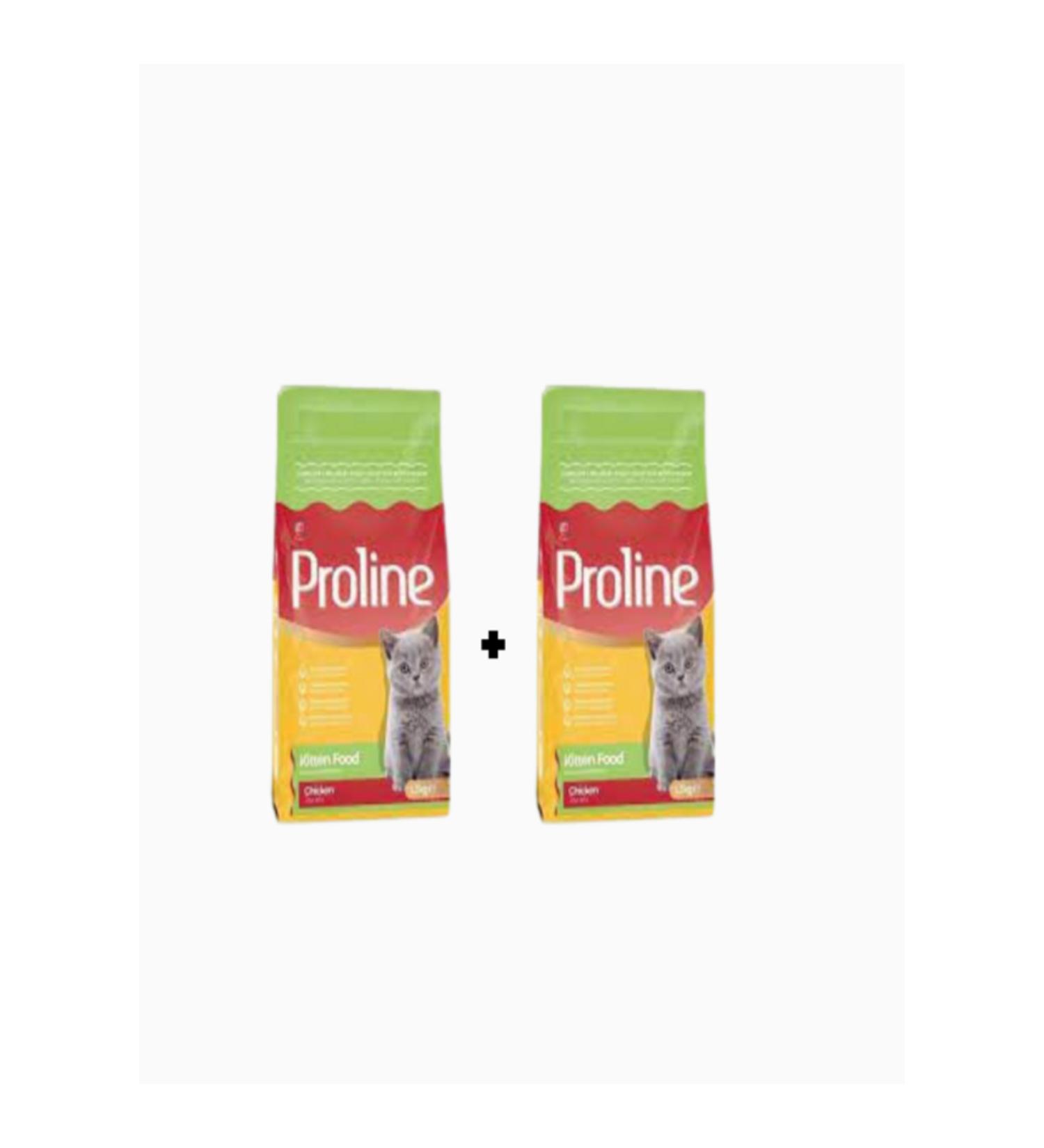 PROLINE Pro Line ProLine Kitten Chicken Kitten Cat Food 1.2 Kg +1.2 Kg