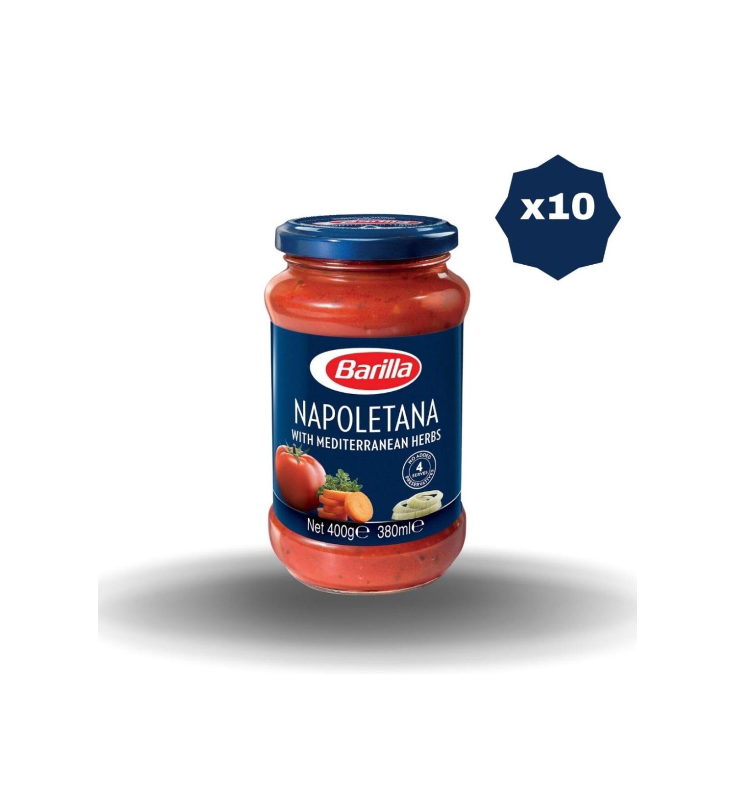 Barilla BARILLA NAPOLATEN PASTA SAUCE 400 GR X 10 PIECES