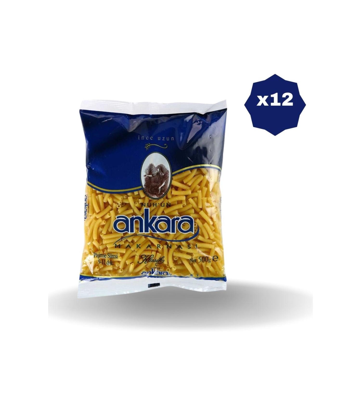 Nuh'un Ankara NUH'UN PASTA THIN LONG PASTA 500 GR X 12 Pieces