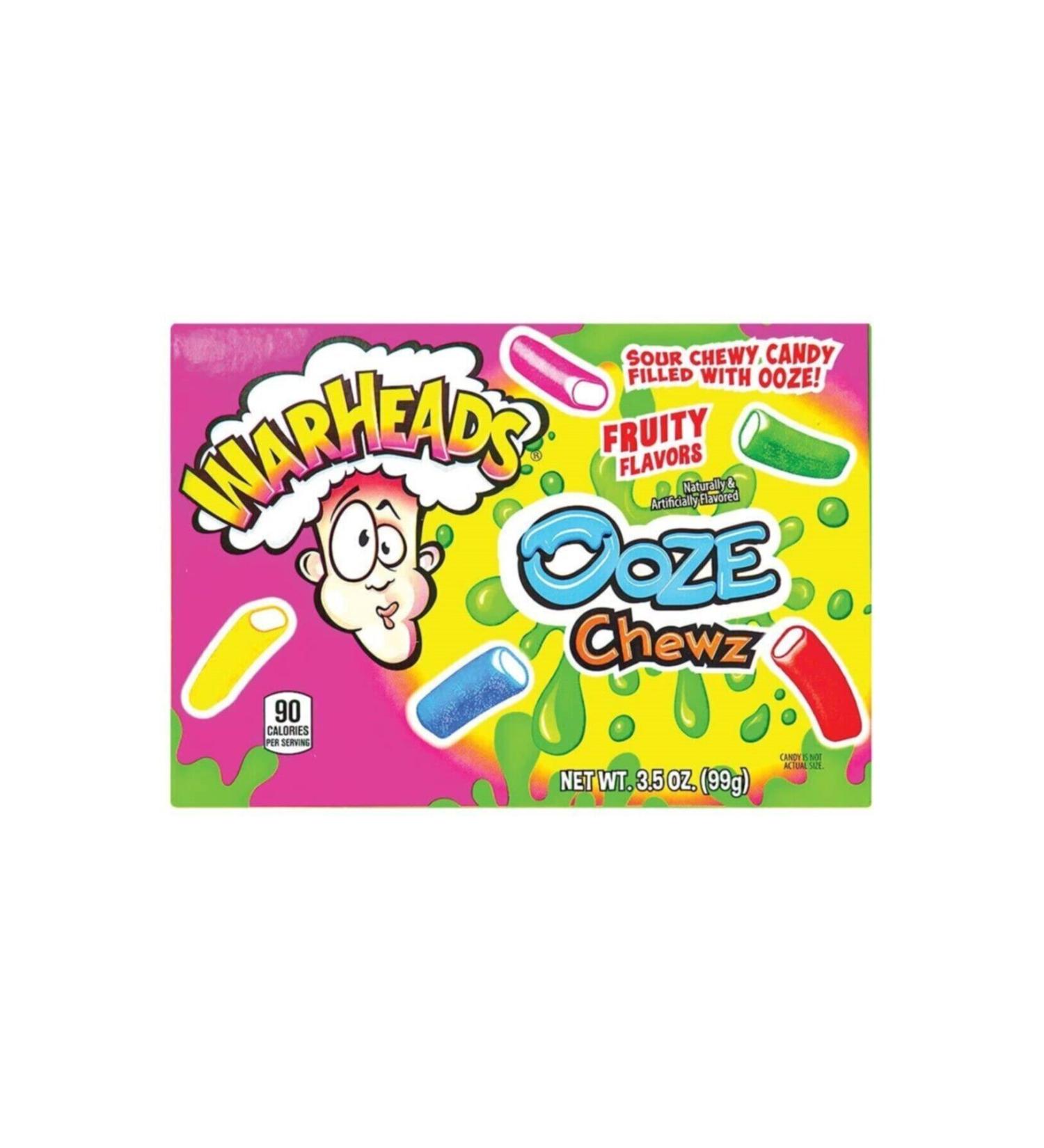 WarHeads Warhead Sour Chewy Filled With Ooze Ooze Chewz Box 99g