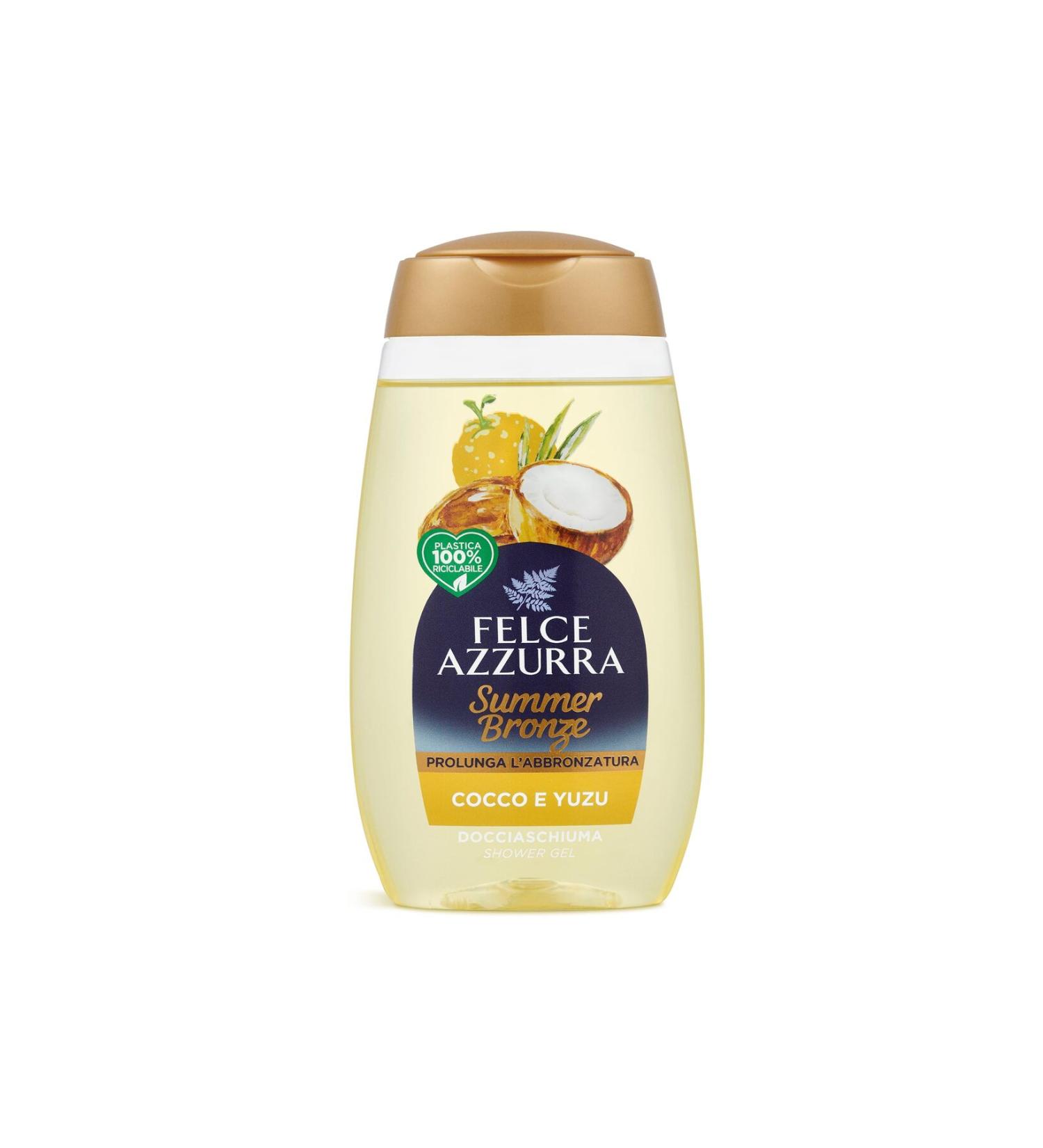 Felce Azzura Summer Bronze-Cocco e Yuzu - Coconut and Yuzu- Shower Gel 250 ml - Buy Online on GoSupps.com