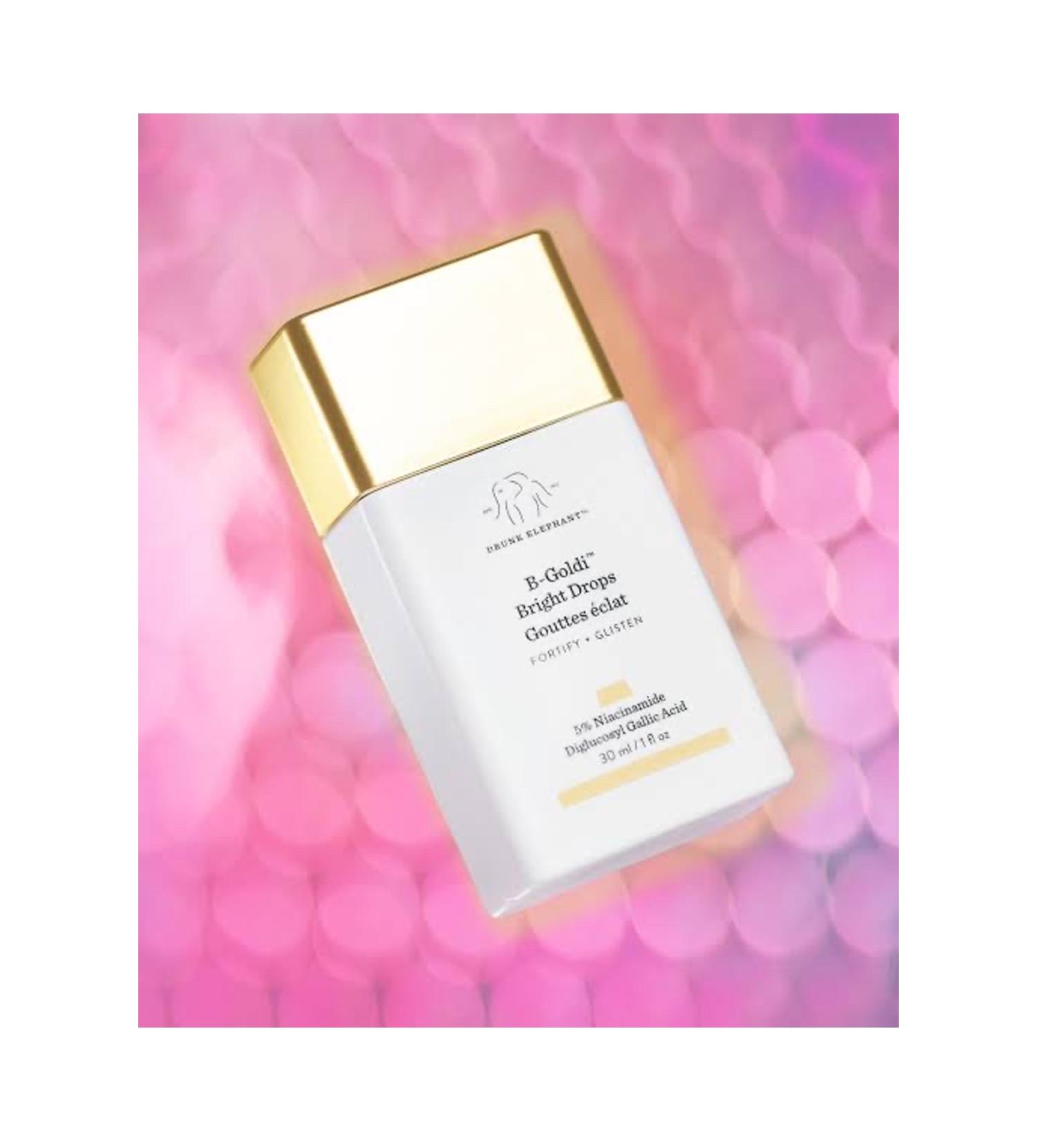 Drunk Elephant B Goldi Bright Drops Niacinamide Diglucosyl Gallic Acid 30ml Pinkestcosmetics