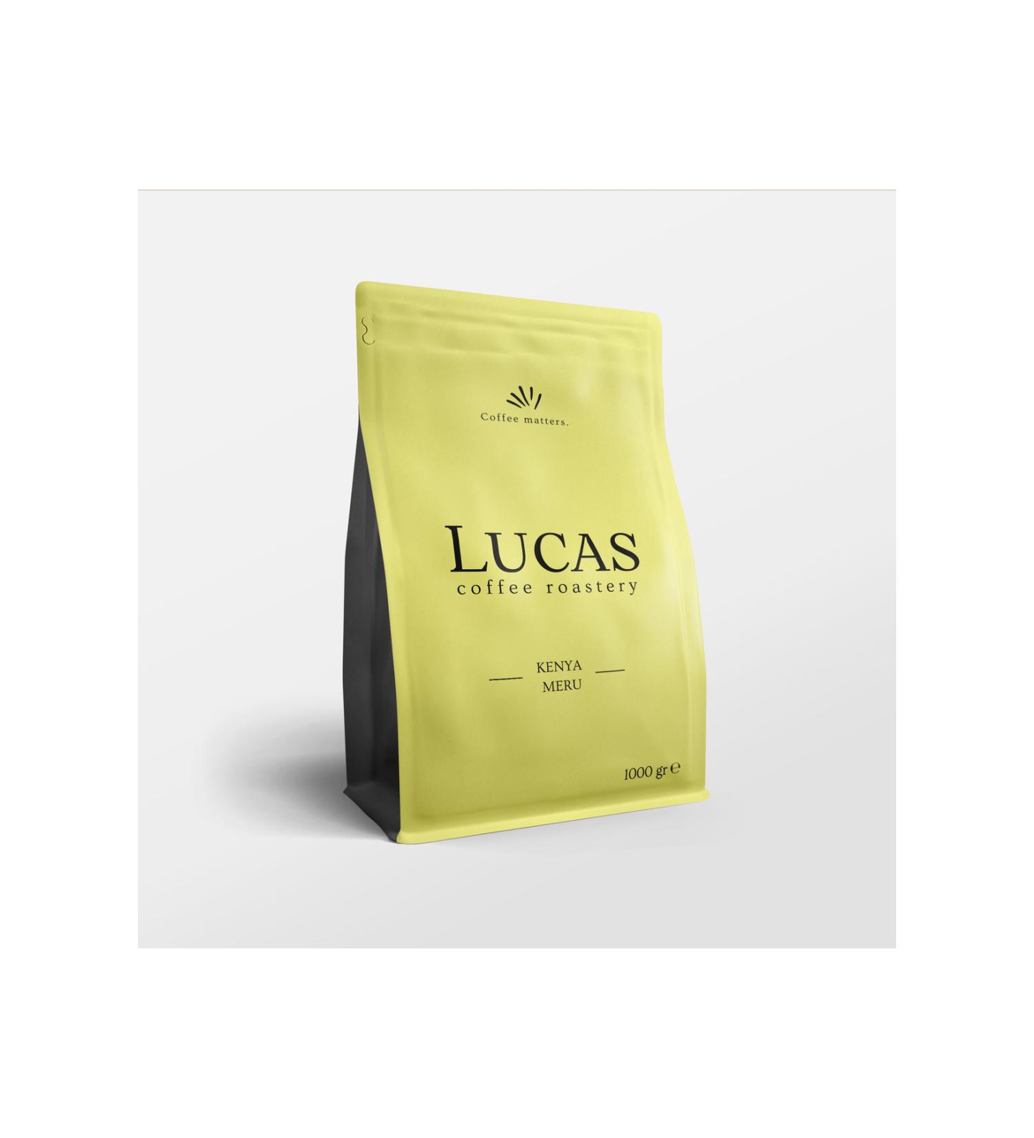 Lucas Coffee Kenya Meru 1000 gr Coffee