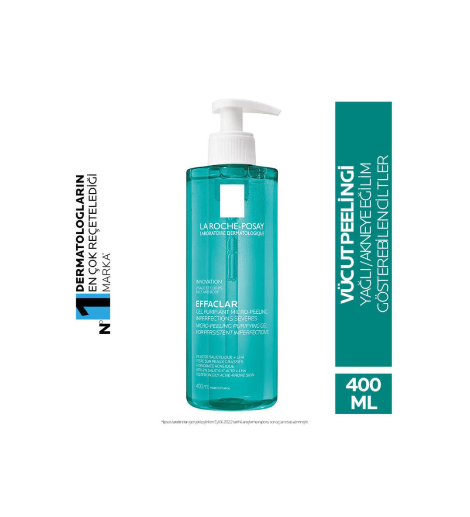 La Roche Posay Micro Peeling Cleansing Gel Effaclar 400ml