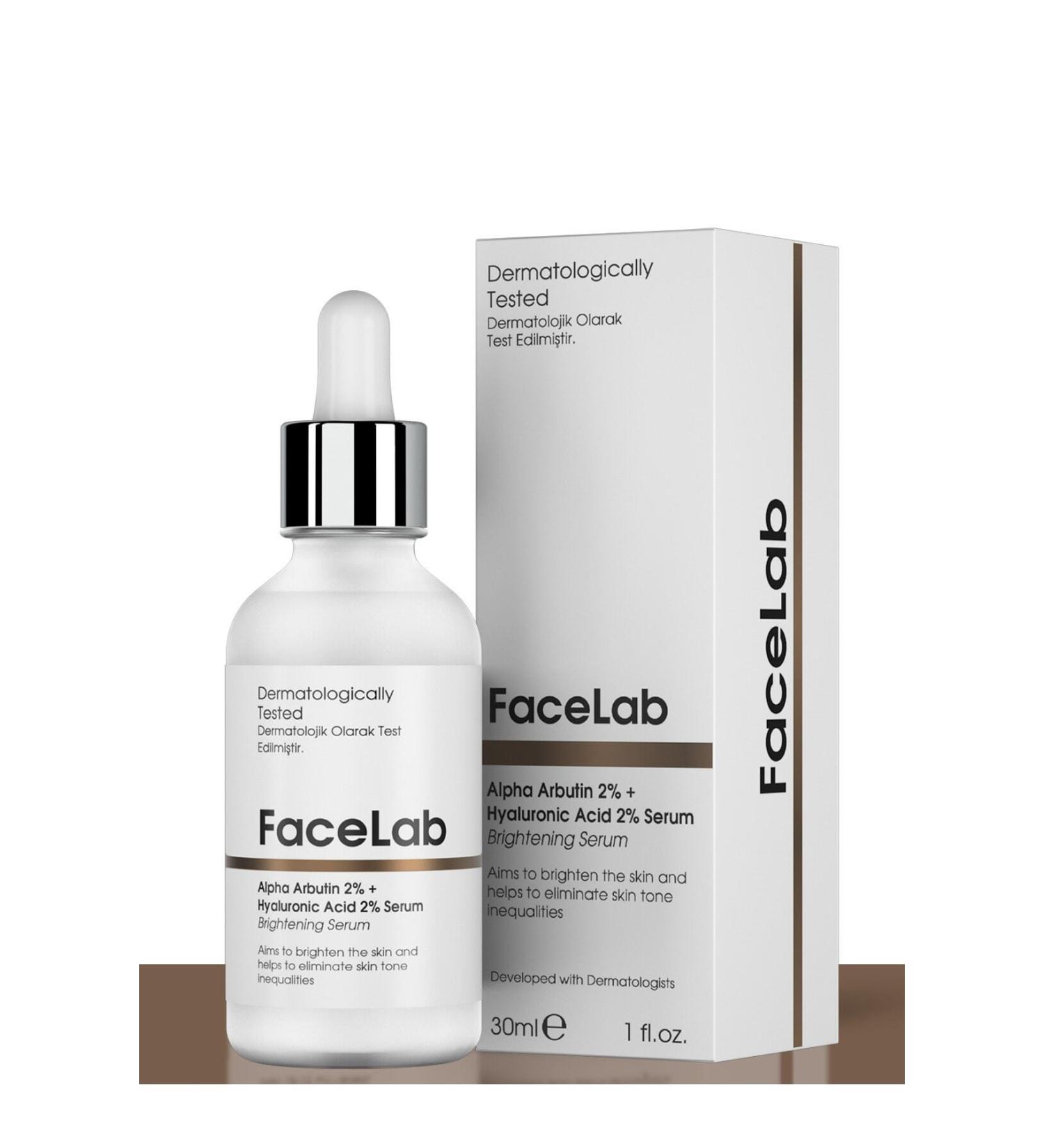 FaceLab Anti-Blemish Skin Tone Equalizer Brightening Alpha Arbutin 2% Skin Care Serum 30 Ml