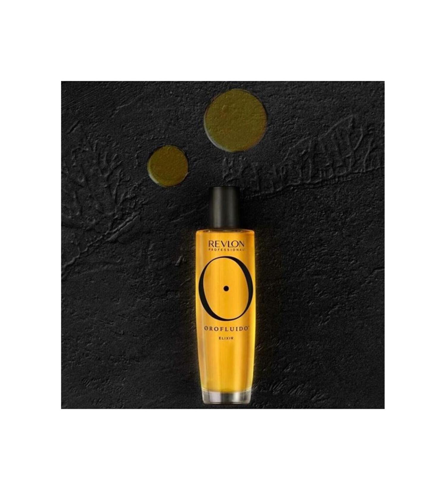 Revlon Argan Oil Restoring Lost Health to Hair Orofluido Argan Elixir Vegan Care Oil 100 ML - Buy Online on GoSupps.com