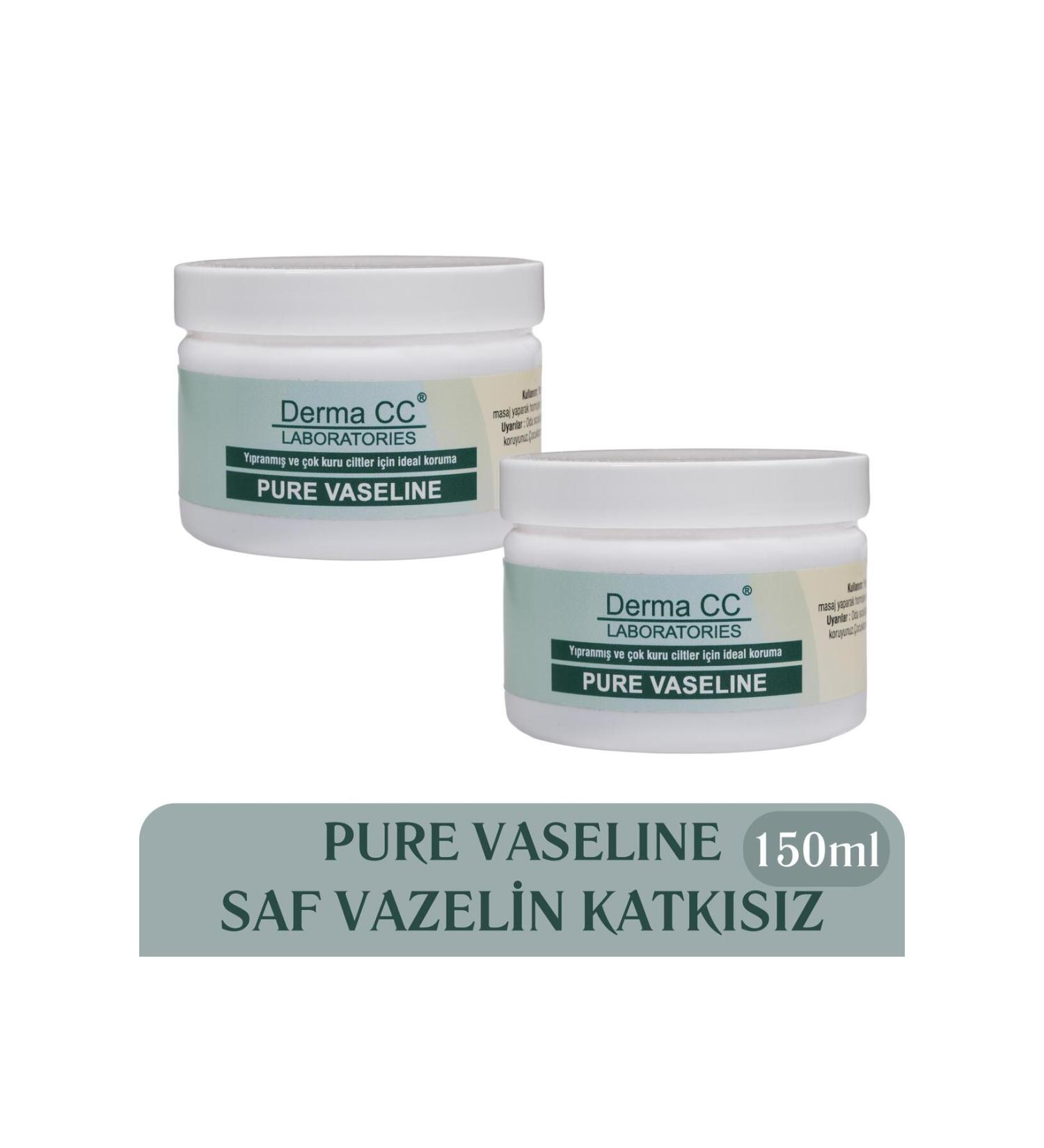 Derma CC LABORATORIES Sensitive Pure Vaseline - Pure Additive-Free Vaseline 150ml X 2 Pieces - Buy Online on GoSupps.com