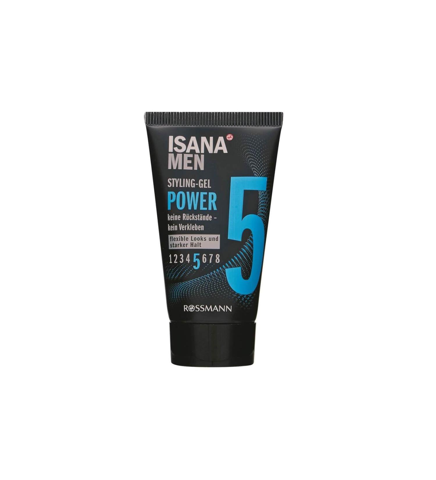 ISANA Men Gel Shaping Gel Power 5 Travel Size 30 ml